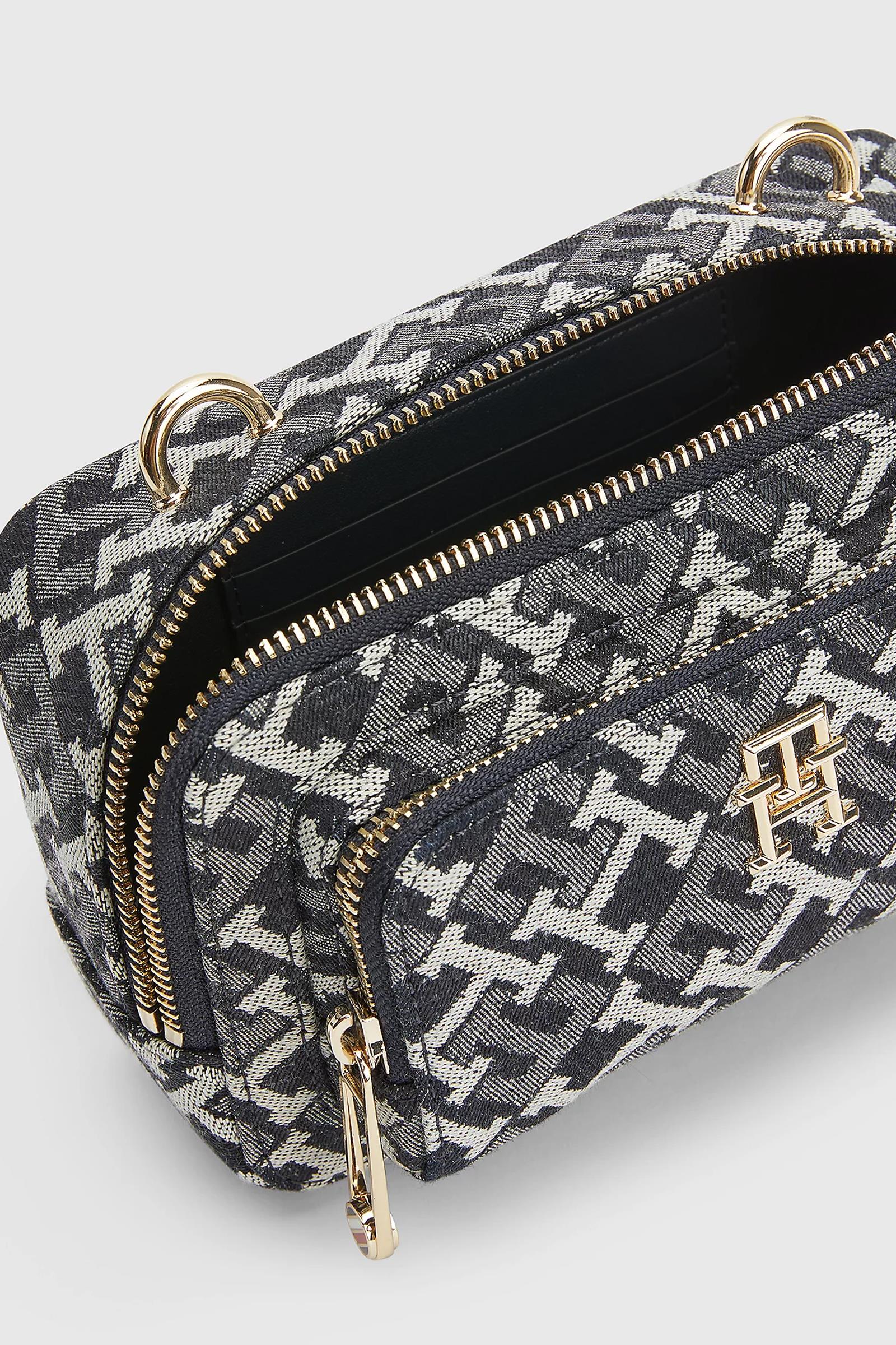 Tommy Hilfiger Iconic Camera Bag Denim Kadın Mini Omuz Çantası