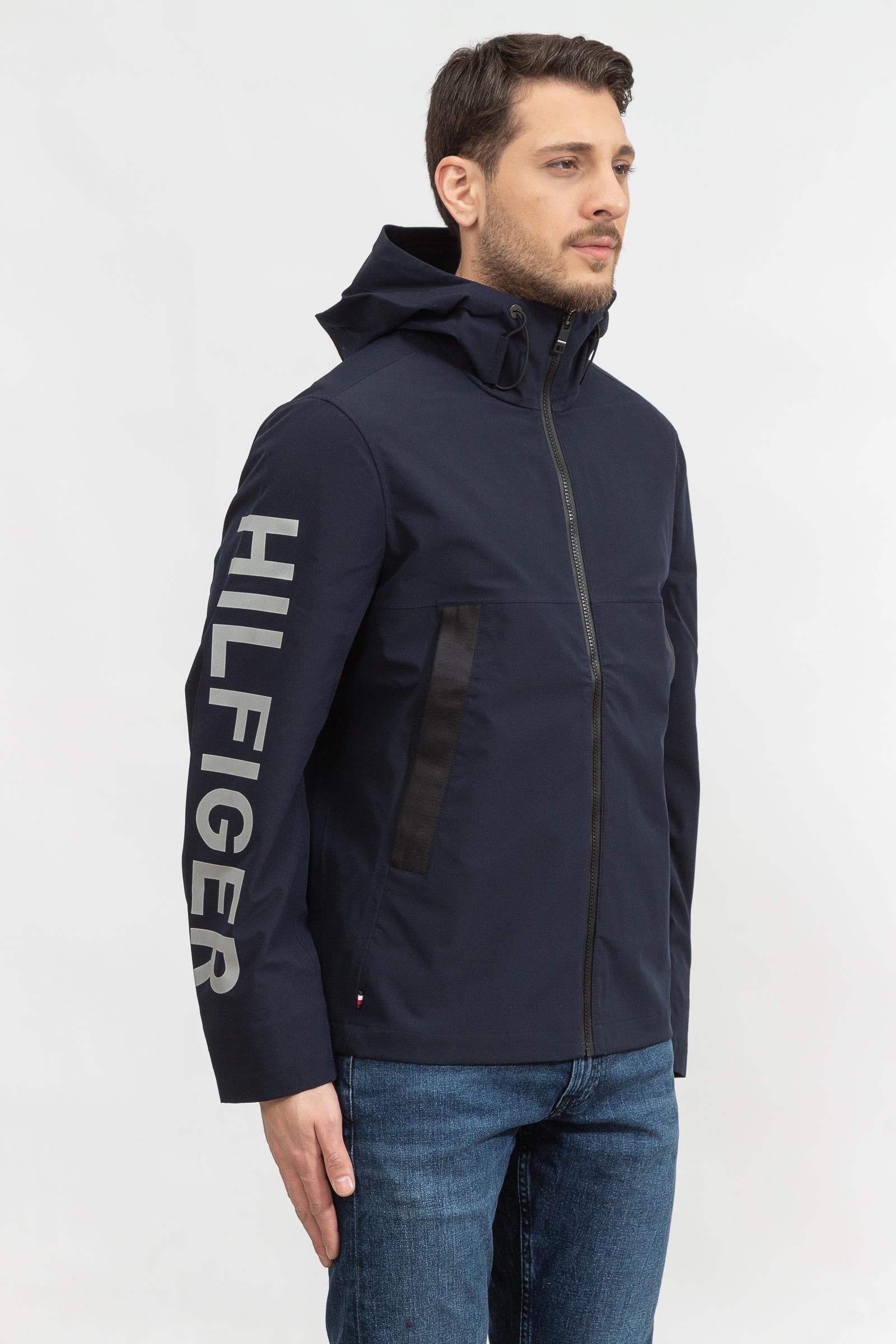Tommy Hilfiger im Tech Ess Hooded Jacket Erkek Rüzgarlık