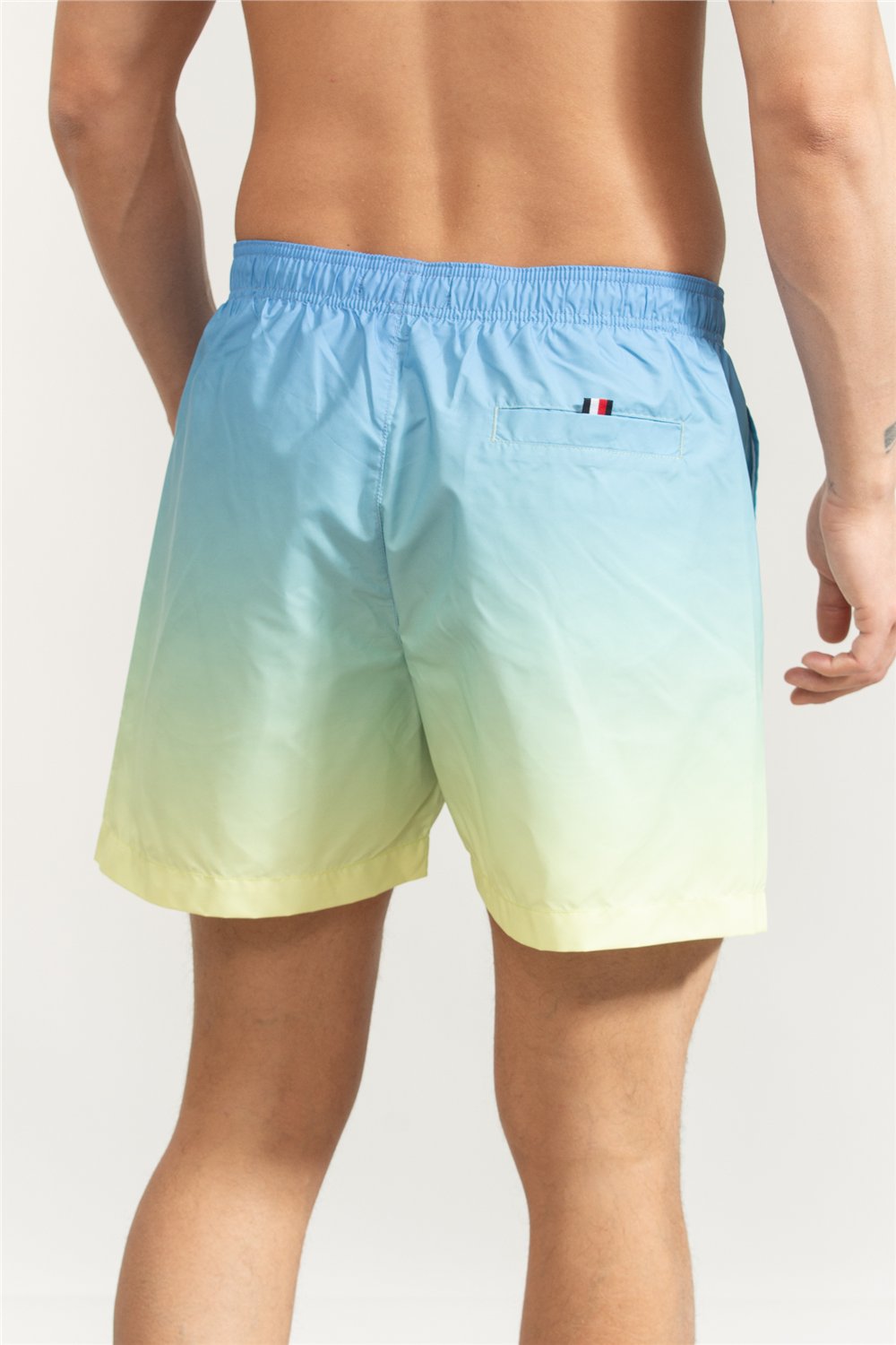 Tommy Hilfiger Medium Drawstring Print Erkek Şort Mayo