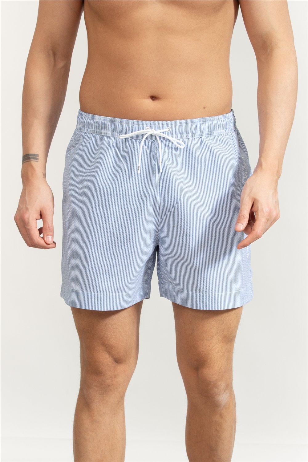 Tommy Hilfiger Medium Drawstring Stripe Erkek Şort Mayo