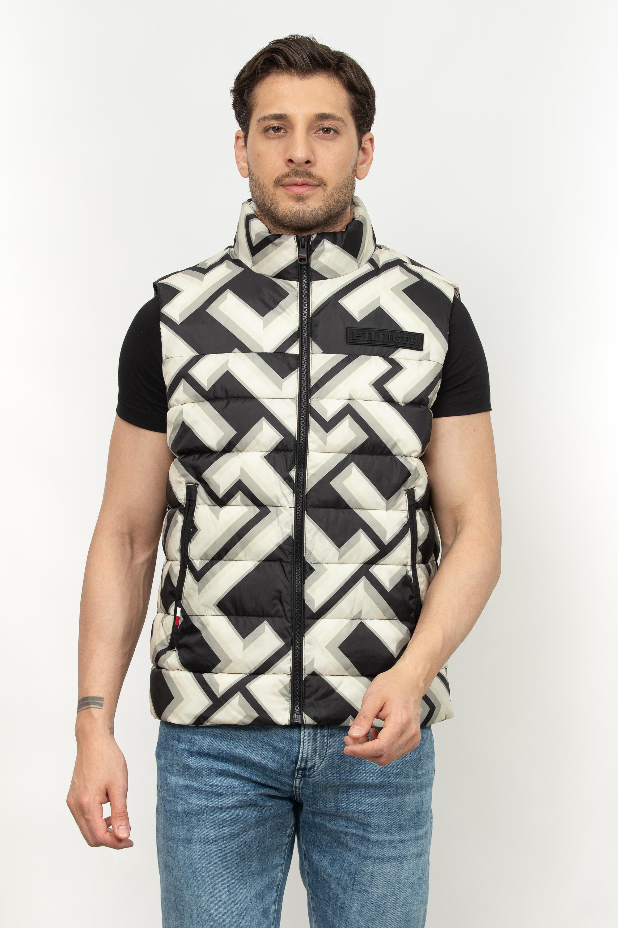 Tommy Hilfiger Mid New York Monogram Gilet Erkek Yelek
