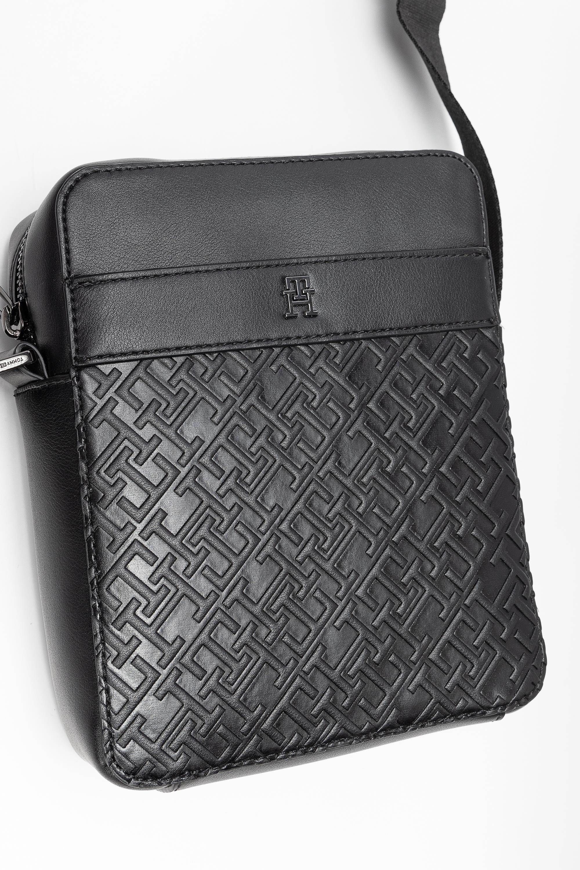 Tommy Hilfiger Monogram Pu Mini Erkek Reporter Çanta