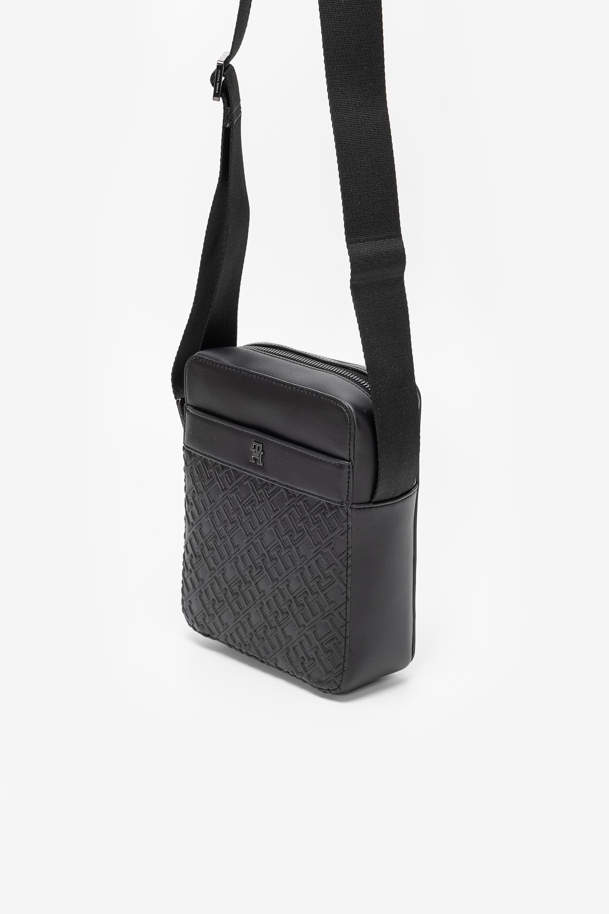 Tommy Hilfiger Monogram Pu Mini Erkek Reporter Çanta