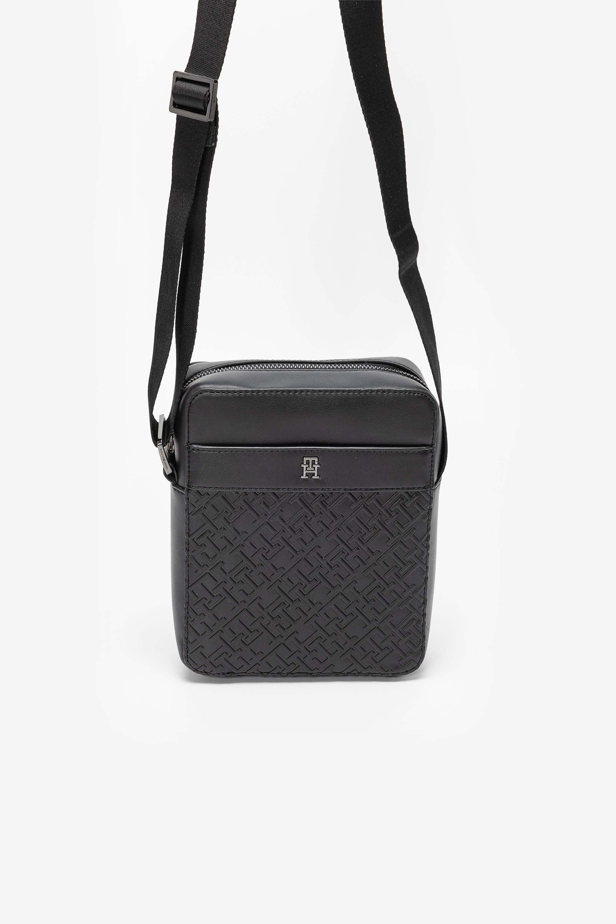 Tommy Hilfiger Monogram Pu Mini Erkek Reporter Çanta