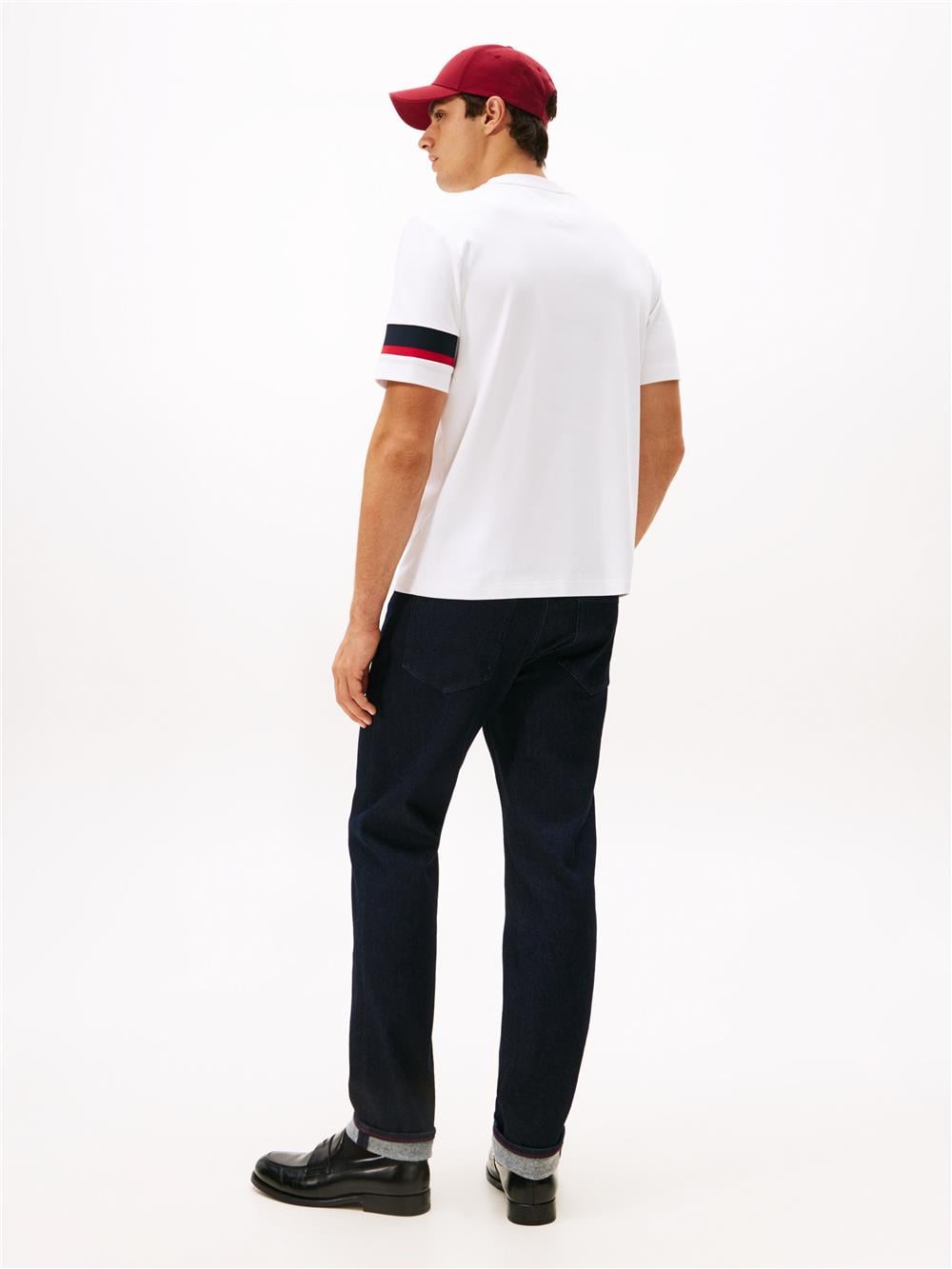 Tommy Hilfiger Rwb Insert Tee Erkek Bisiklet Yaka T-Shirt