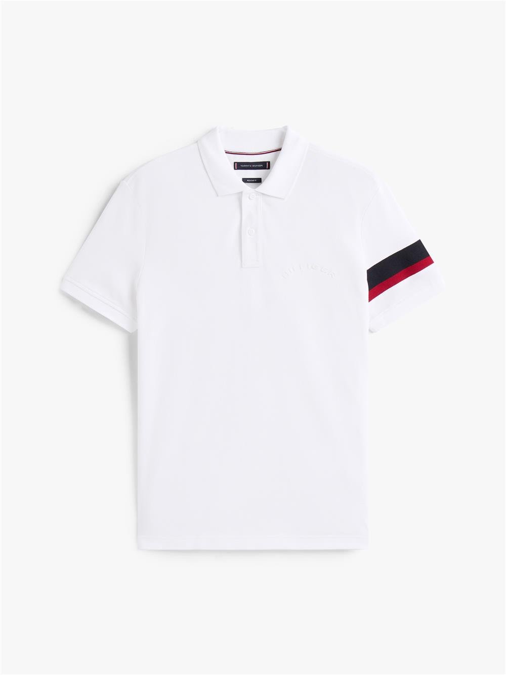 Tommy Hilfiger Rwb Sleeve Tape Reg Erkek Polo Yaka T-Shirt