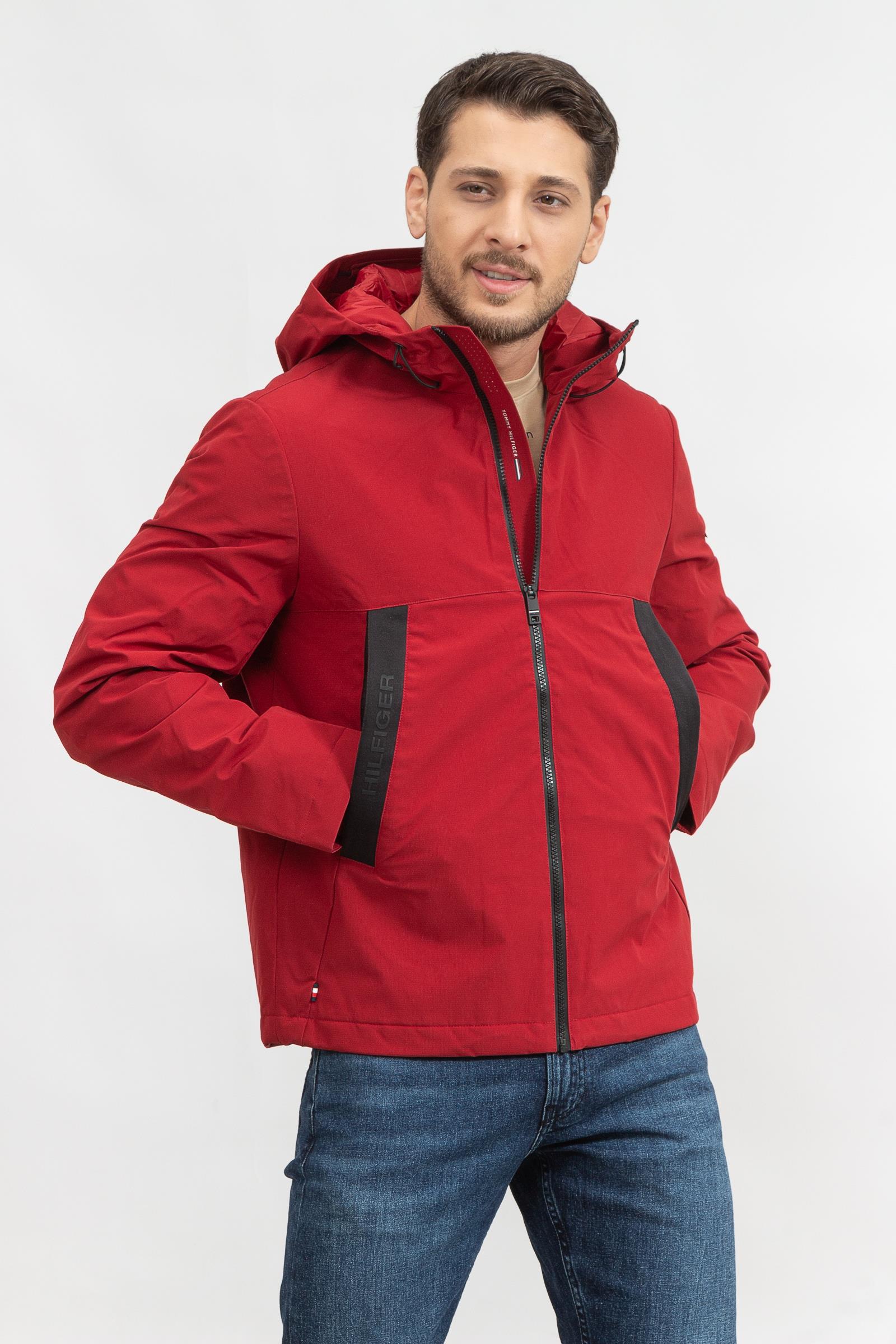 Tommy Hilfiger Tech Essentials Hooded Jacket Erkek Mont