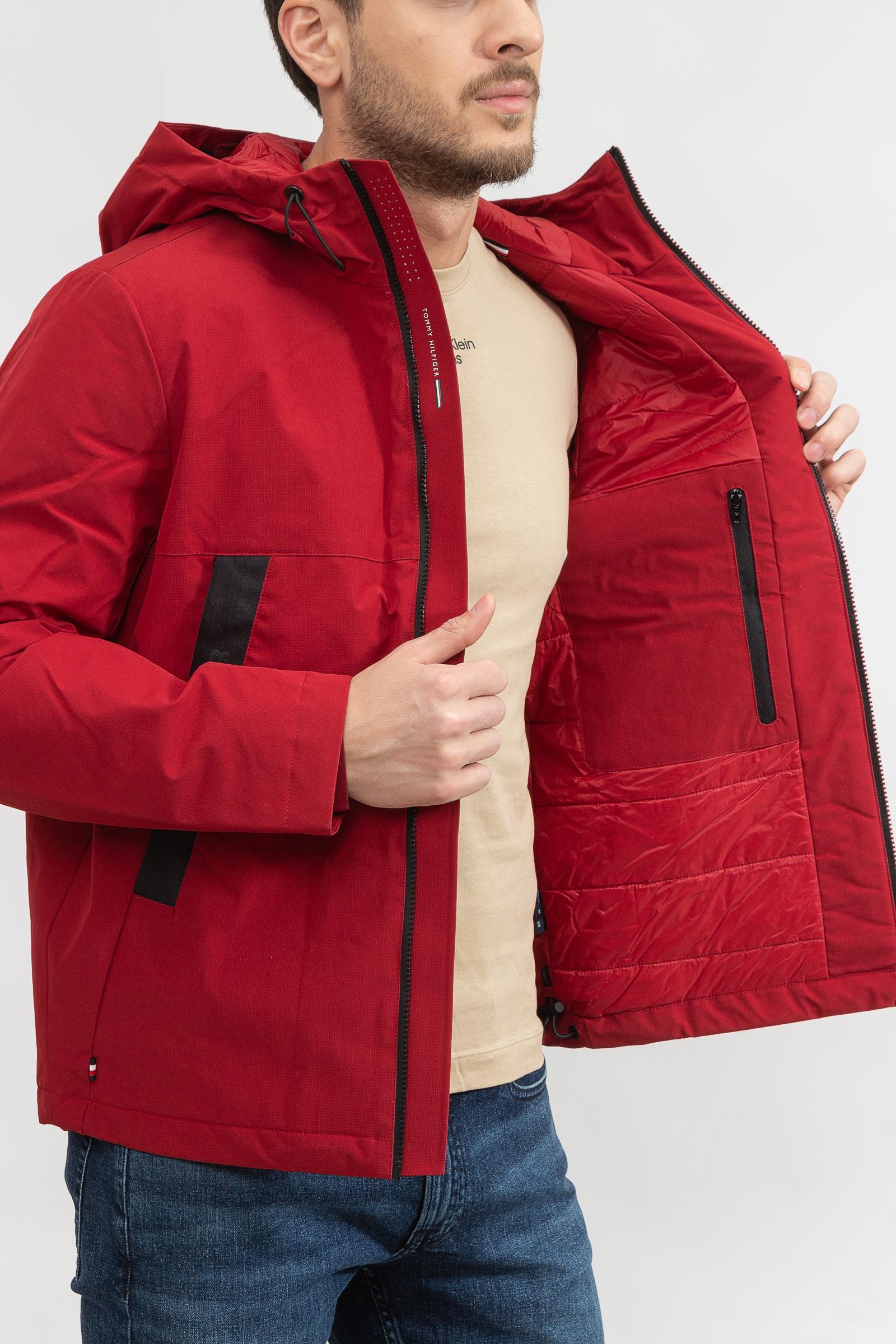 Tommy Hilfiger Tech Essentials Hooded Jacket Erkek Mont