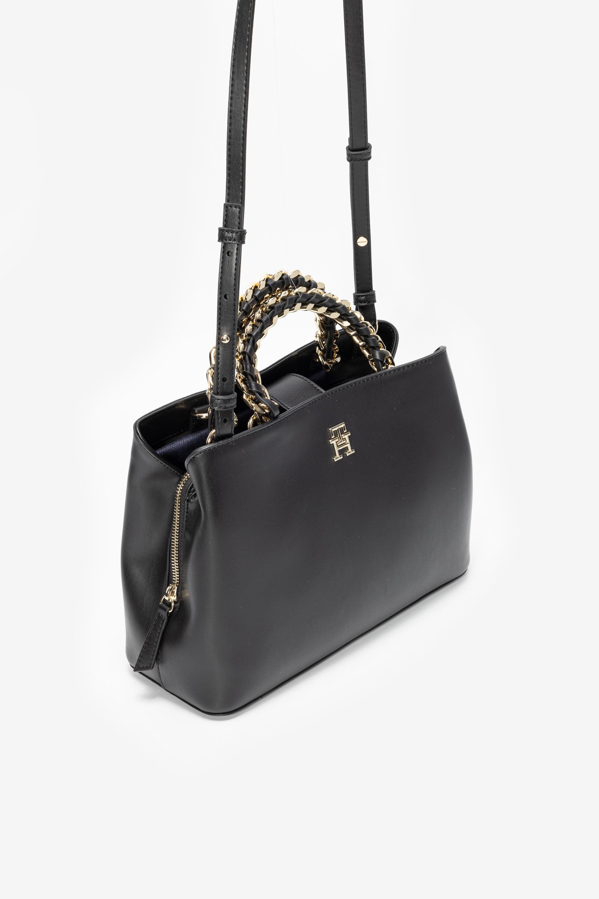 Tommy Hilfiger Th Feminine Medium Satchel Kadın Omuz Çantası