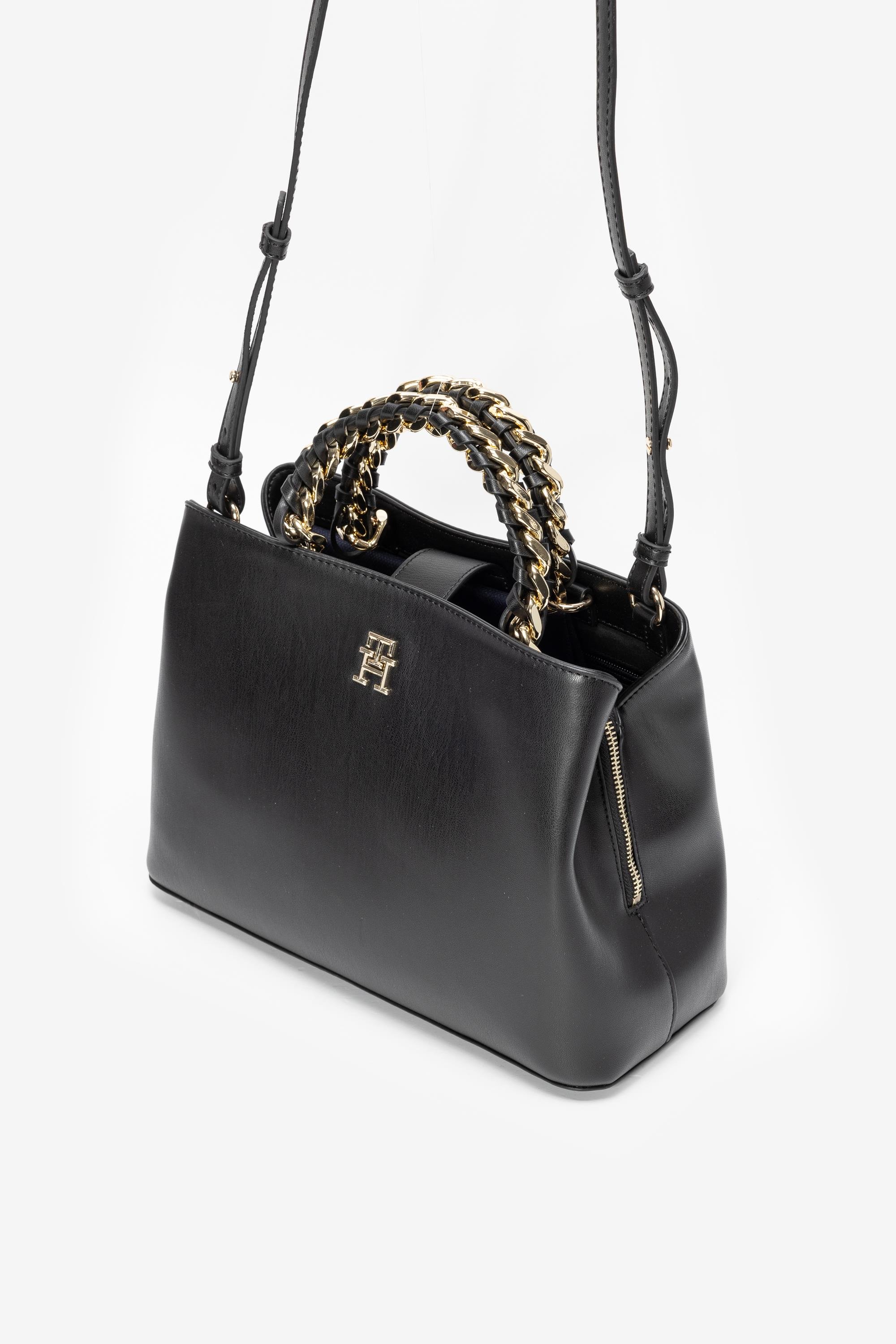 Tommy Hilfiger Th Feminine Medium Satchel Kadın Omuz Çantası