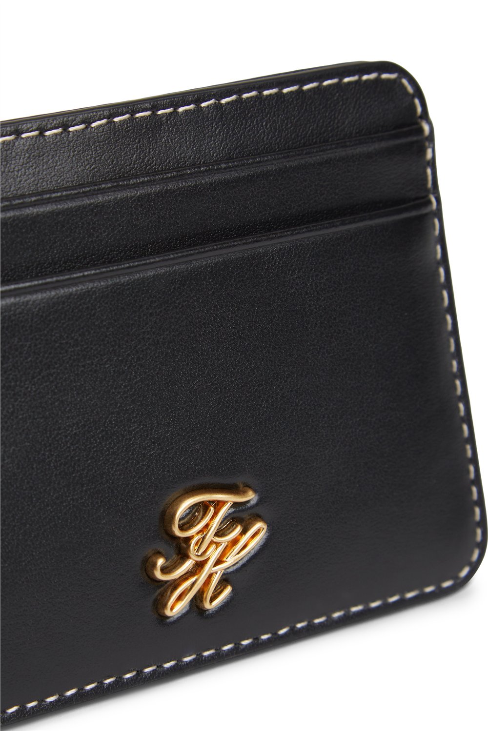 Tommy Hilfiger Th Script Leather Cc Kadın Kartlık