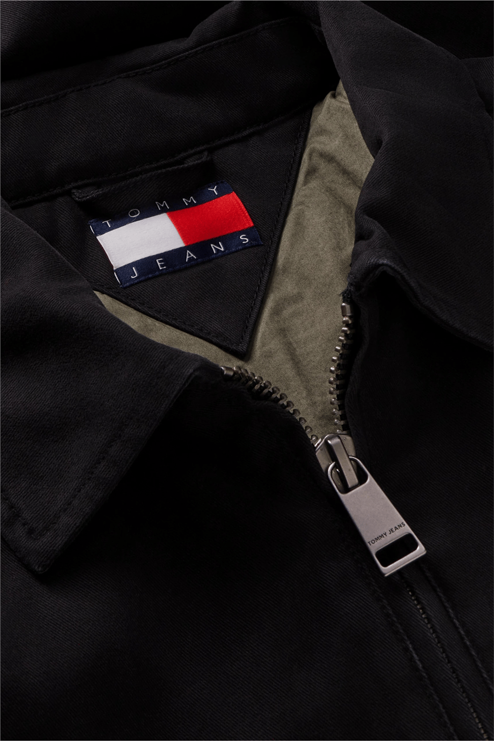 Tommy Hilfiger Tjm Harrington Cotton Jacket Ext Erkek Mont Siyah
