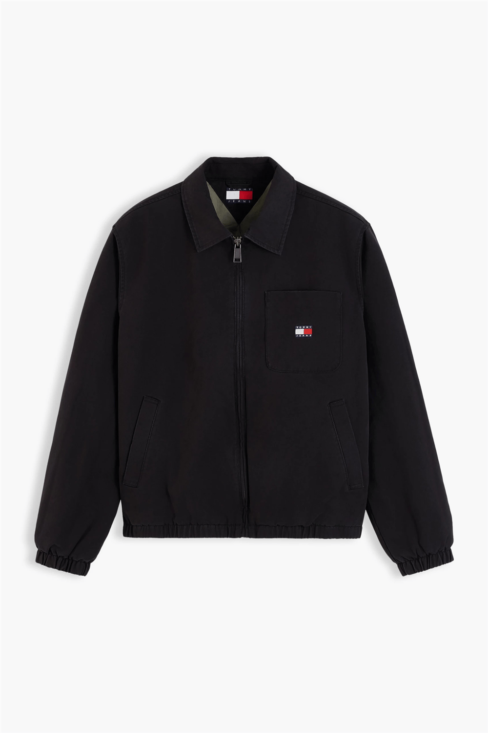 Tommy Hilfiger Tjm Harrington Cotton Jacket Ext Erkek Mont Siyah