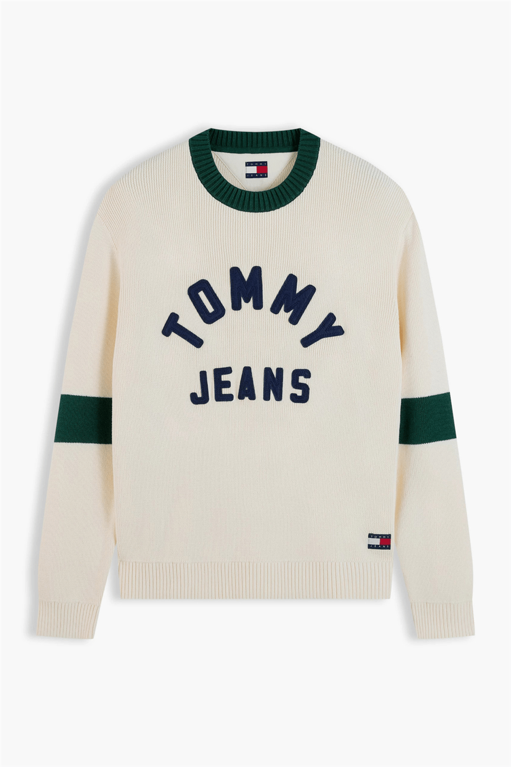 Tommy Hilfiger Tjm Reg New Classics Sweater Ext Erkek Triko Bej