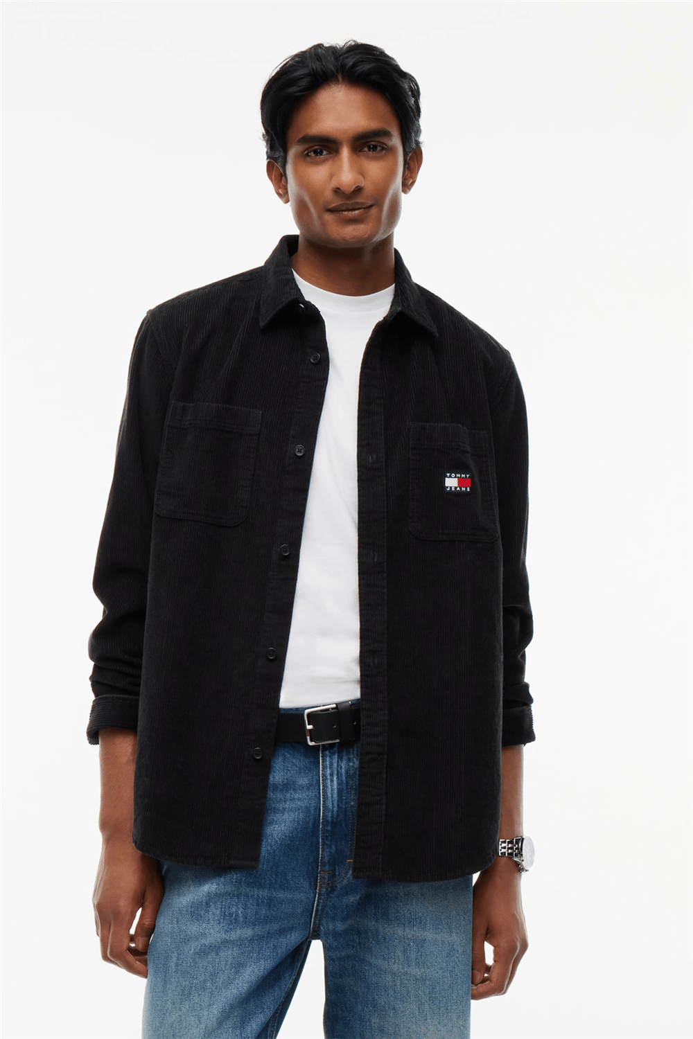 Tommy Hilfiger Tjm Rlx Corduroy Shirt Ext Erkek Gömlek Siyah