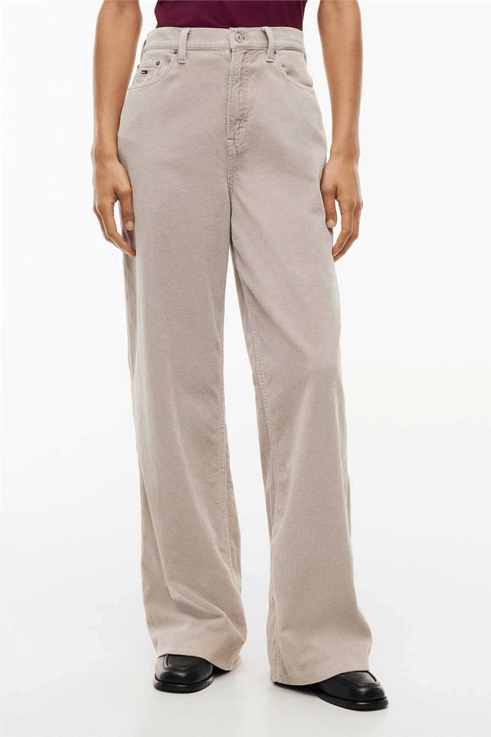 Tommy Hilfiger Tjw Hw Straight Leg Cord Pant Kadın 5 Cepli Pantolon
