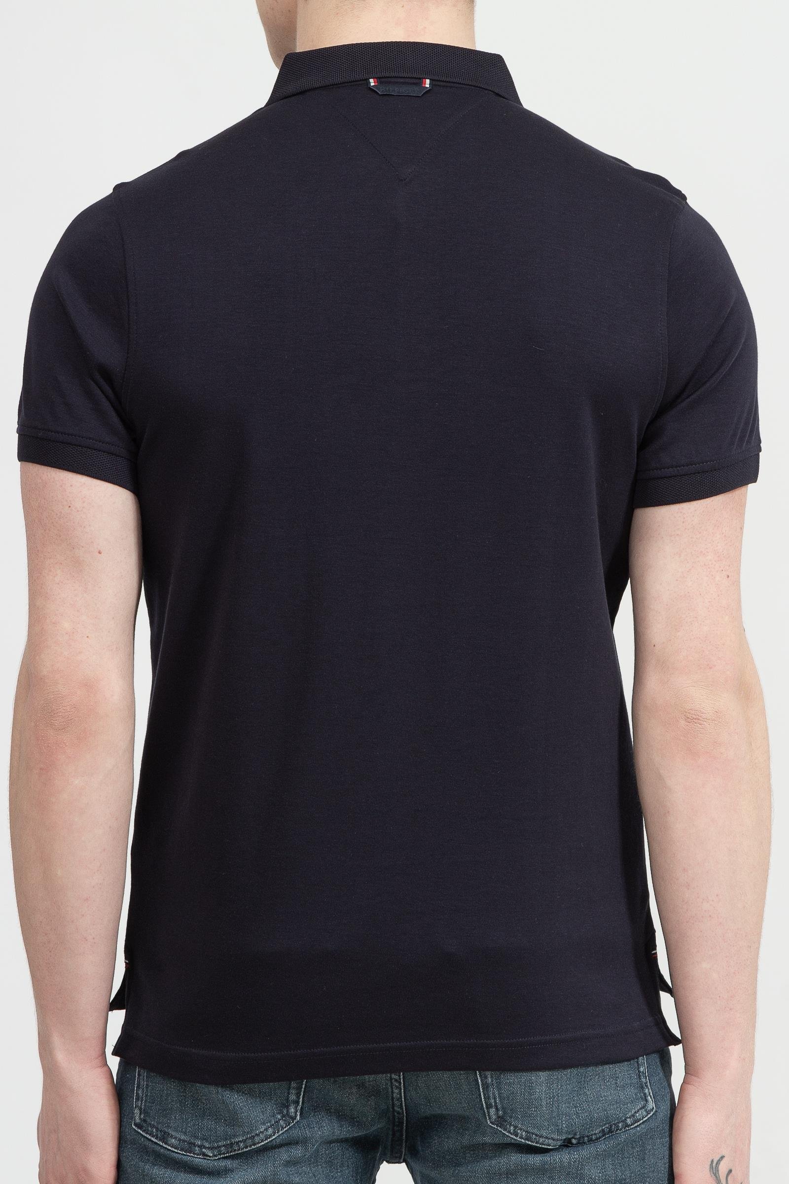 Tommy Hilfiger Zip Interlock Slim Polo Erkek Polo Yaka T-Shirt