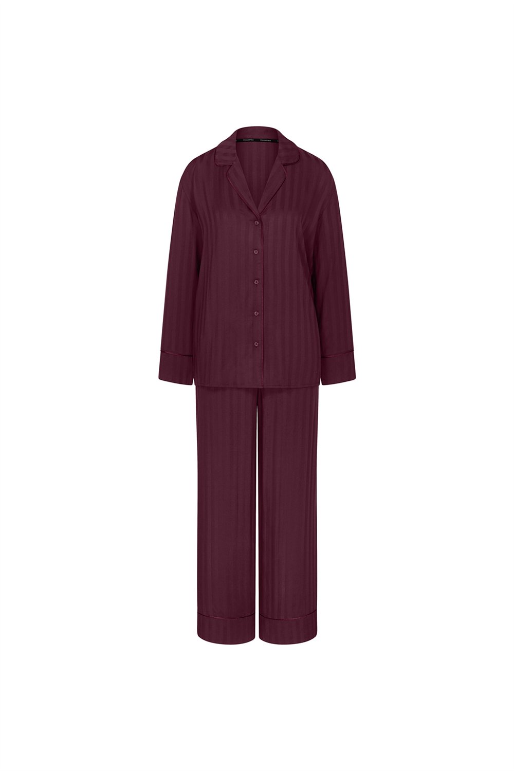 Triumph Amourette Jacquard PW Kadın Pijama Takımı Bordo