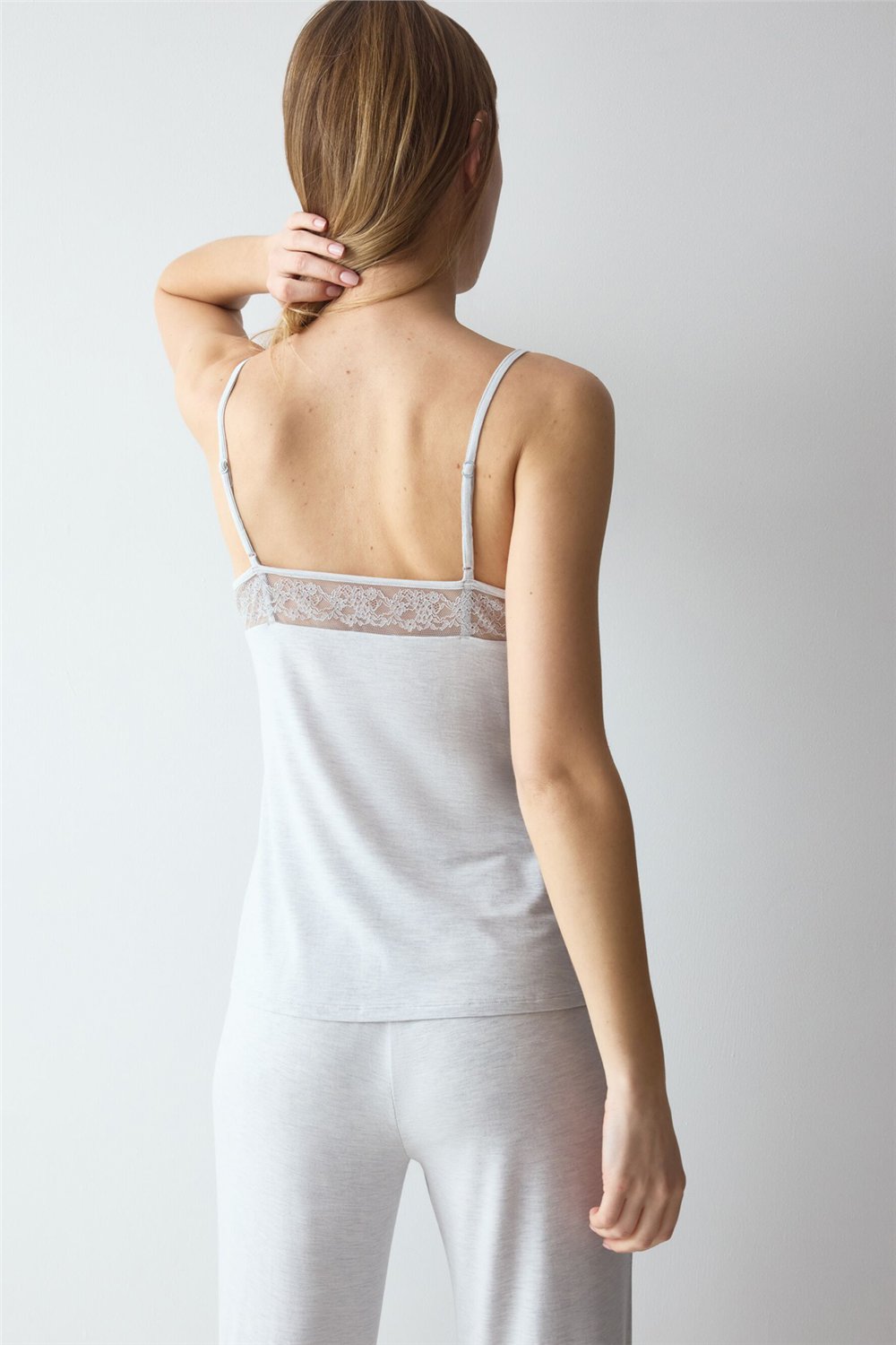 Triumph Comfort Allure Camisole Kadın Pijama Üstü Gri