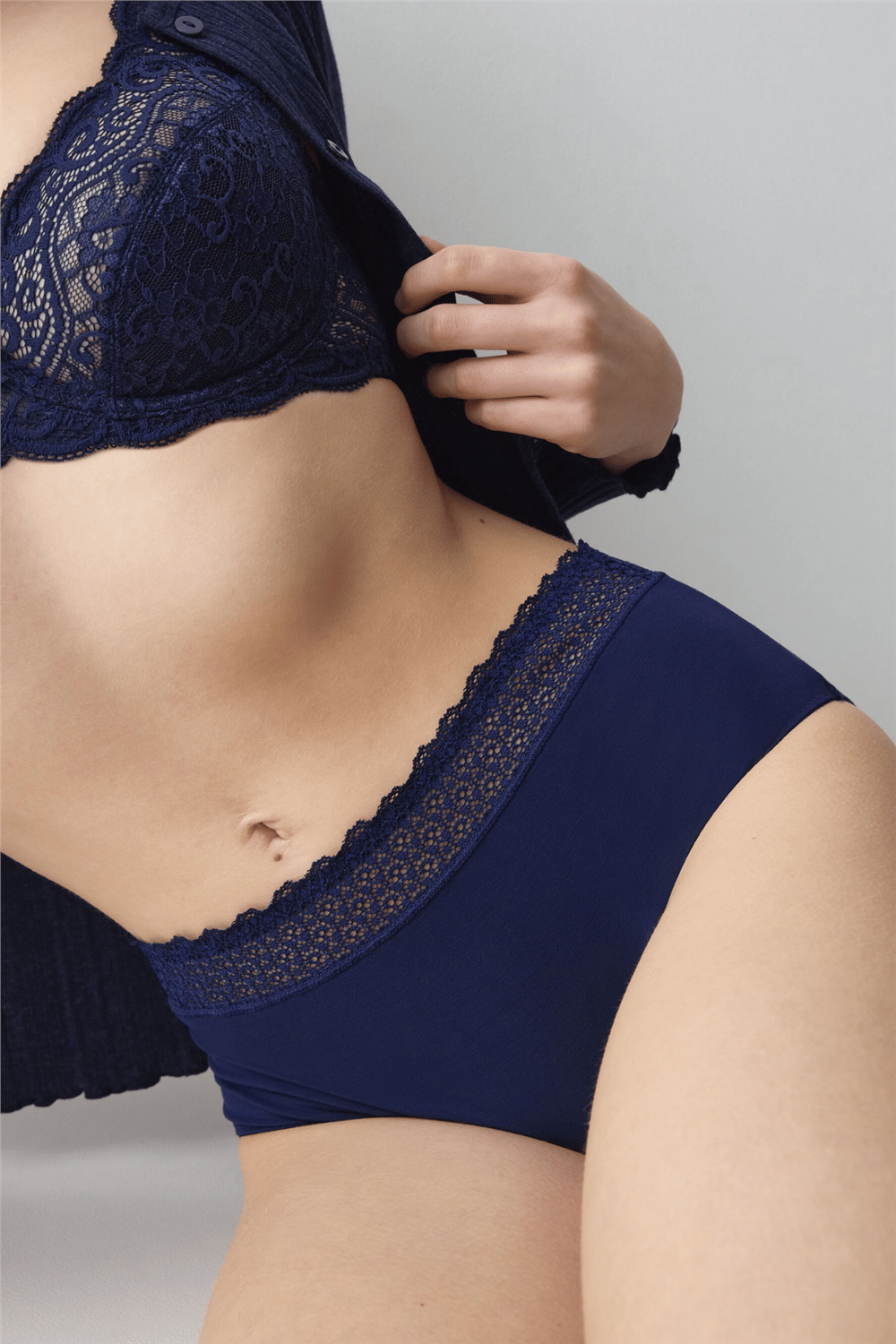 Triumph Feel of Modal Midi Kadın Külot Lacivert