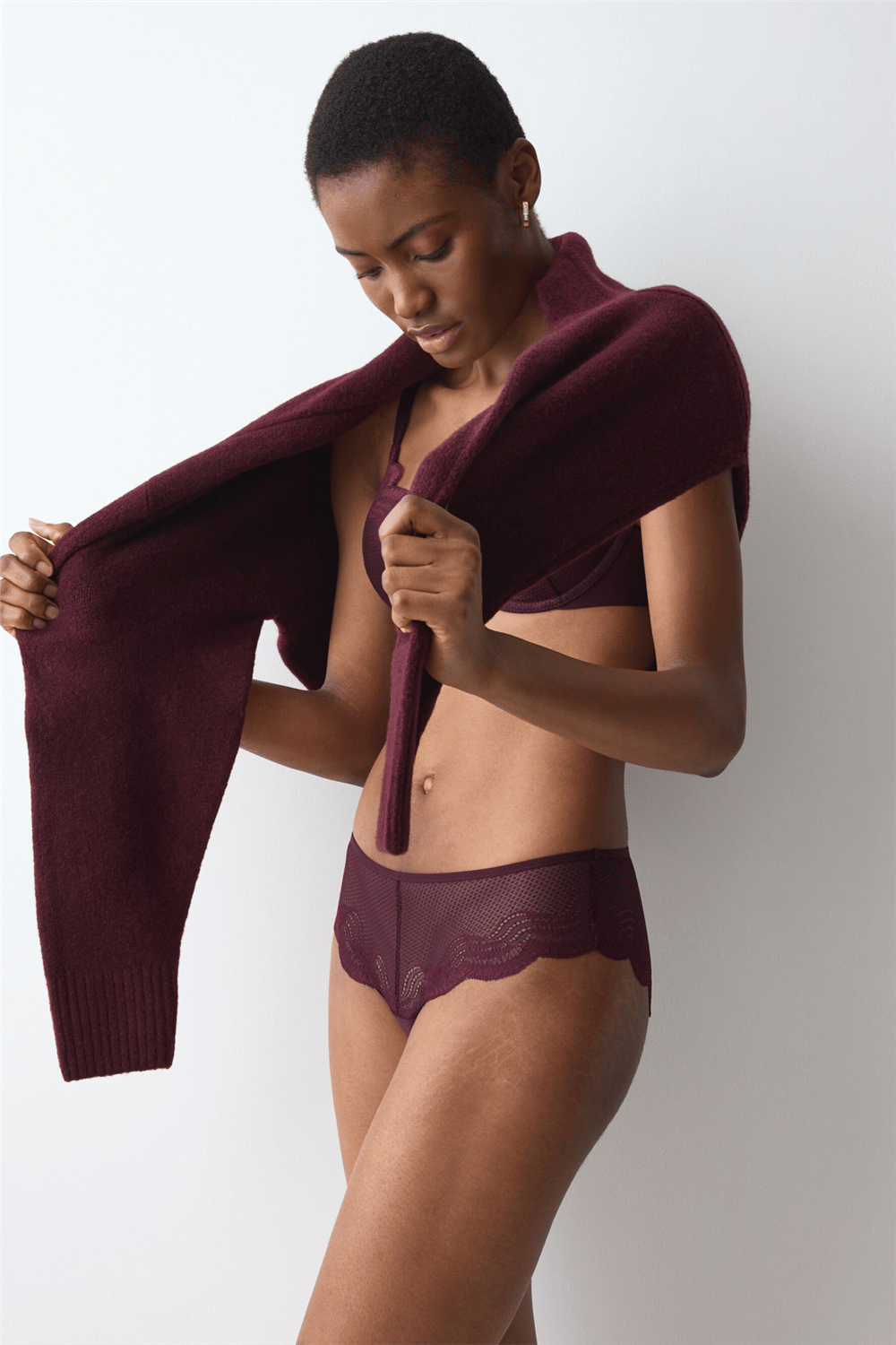 Triumph Triumph Comfort Glam Hipster Kadın Külot Bordo