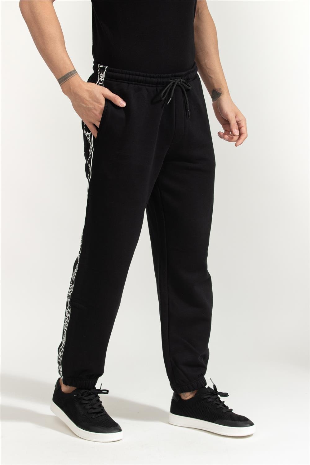 Versace Jeans Couture Brushed Cotton Fleece Erkek Eşofman Altı