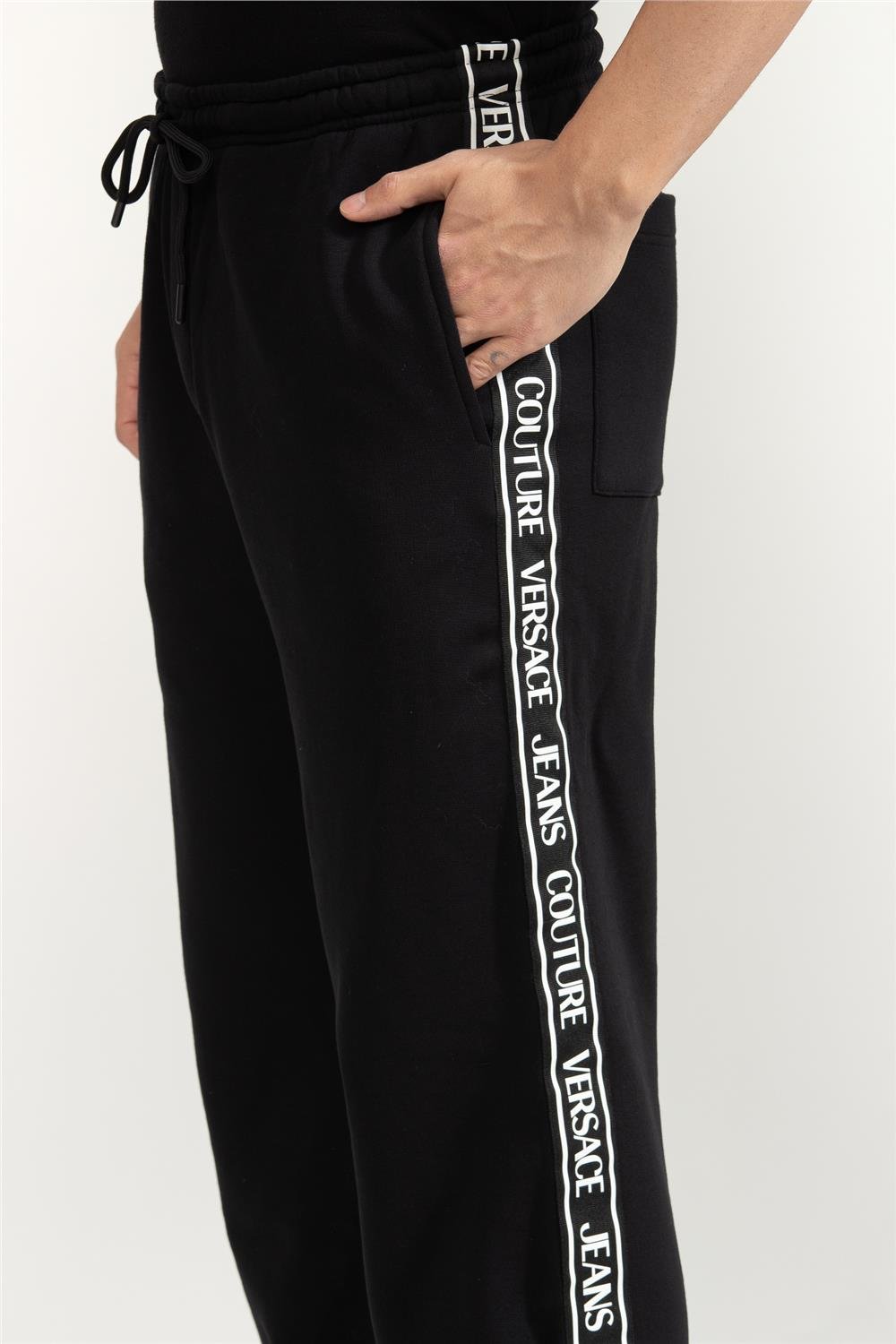 Versace Jeans Couture Brushed Cotton Fleece Erkek Eşofman Altı