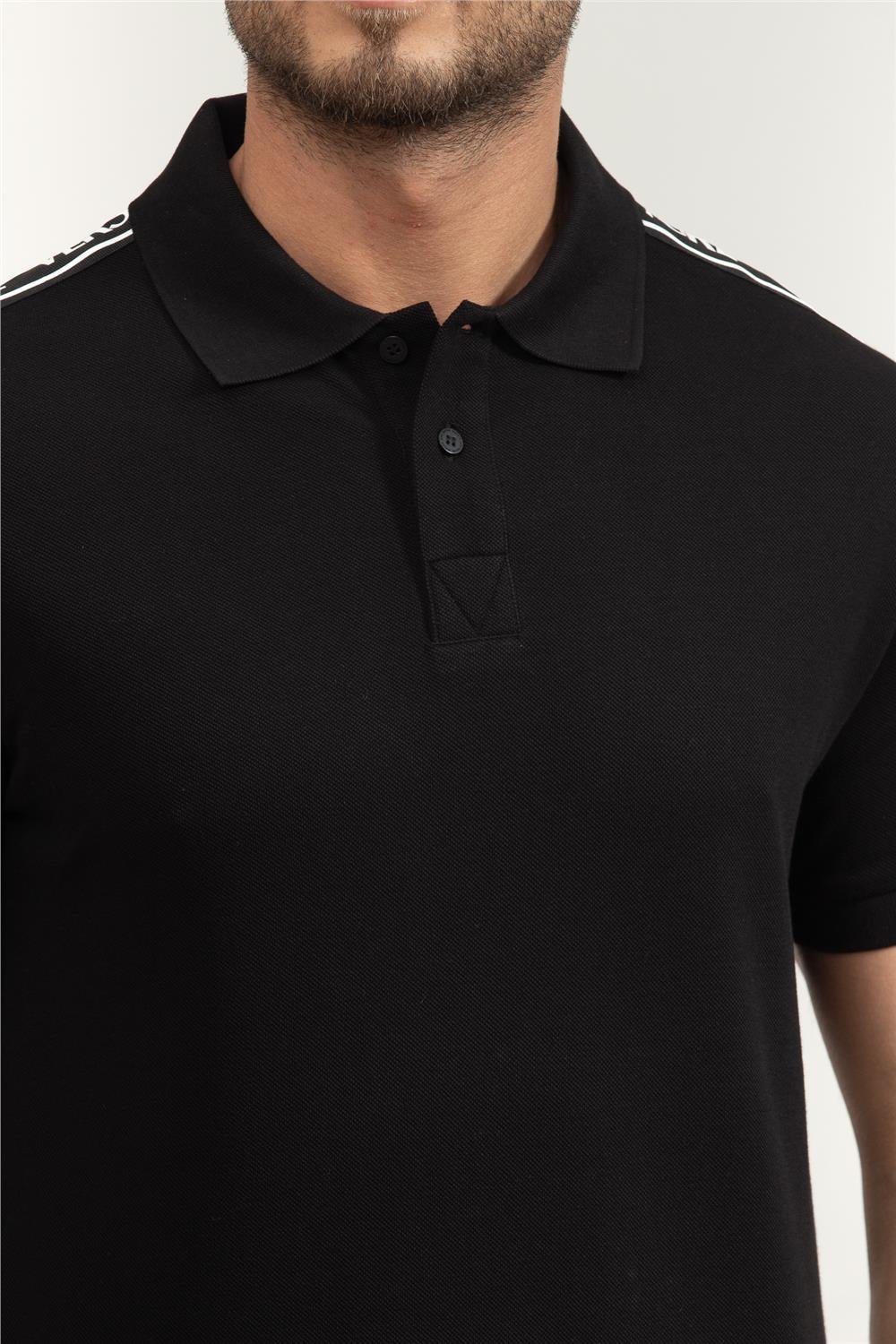 Versace Jeans Couture Cotton Piquet Erkek Polo Yaka T-Shirt