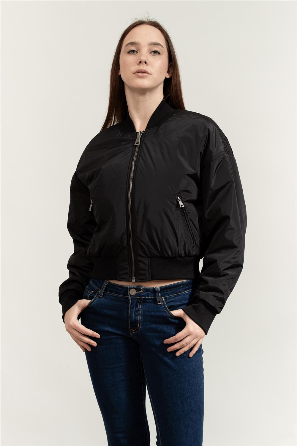 Versace Jeans Couture Crinkle Argyle NL Jacket Kadın Mont