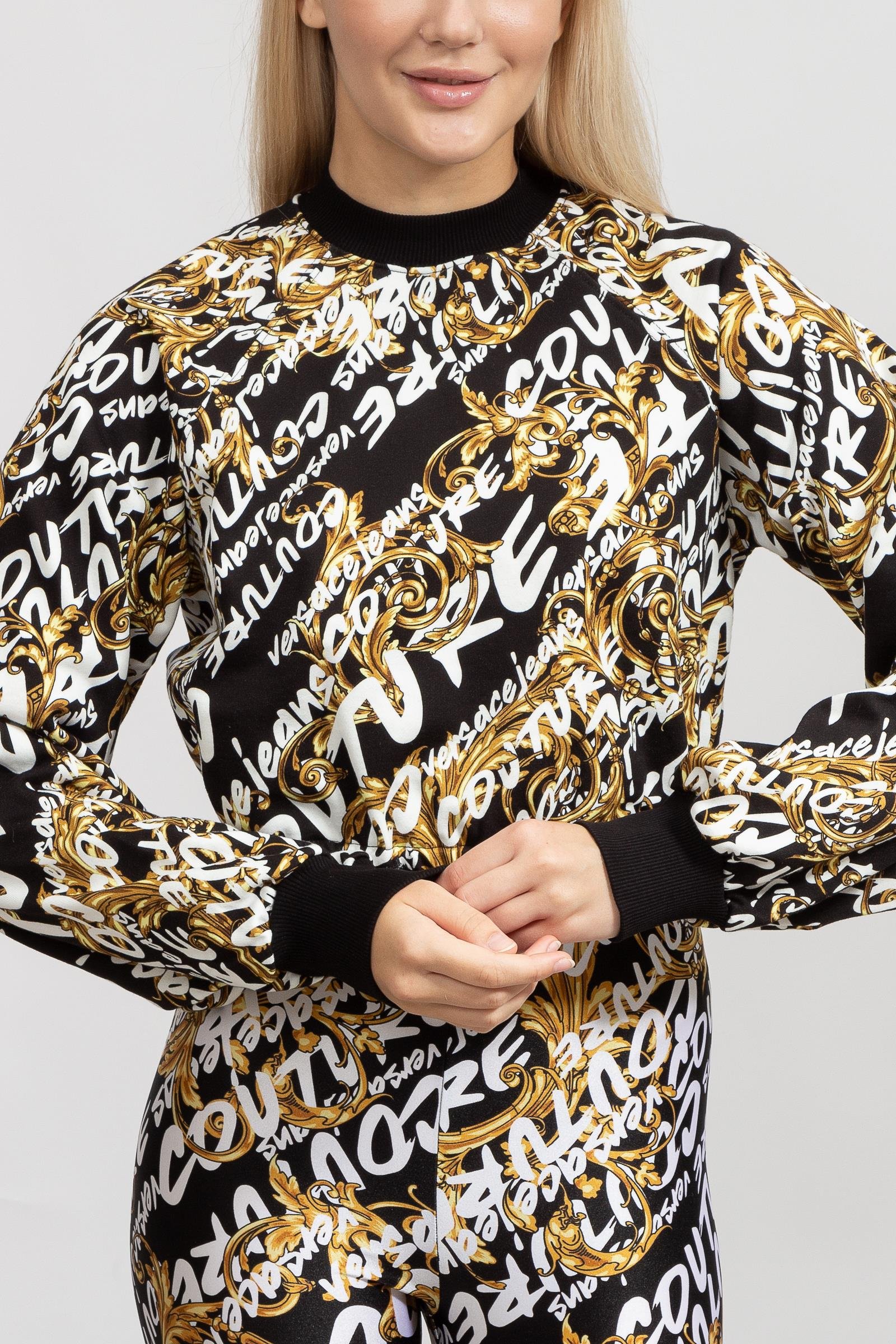 Versace Jeans Couture Easy Kadın Bisiklet Yaka Sweatshirt