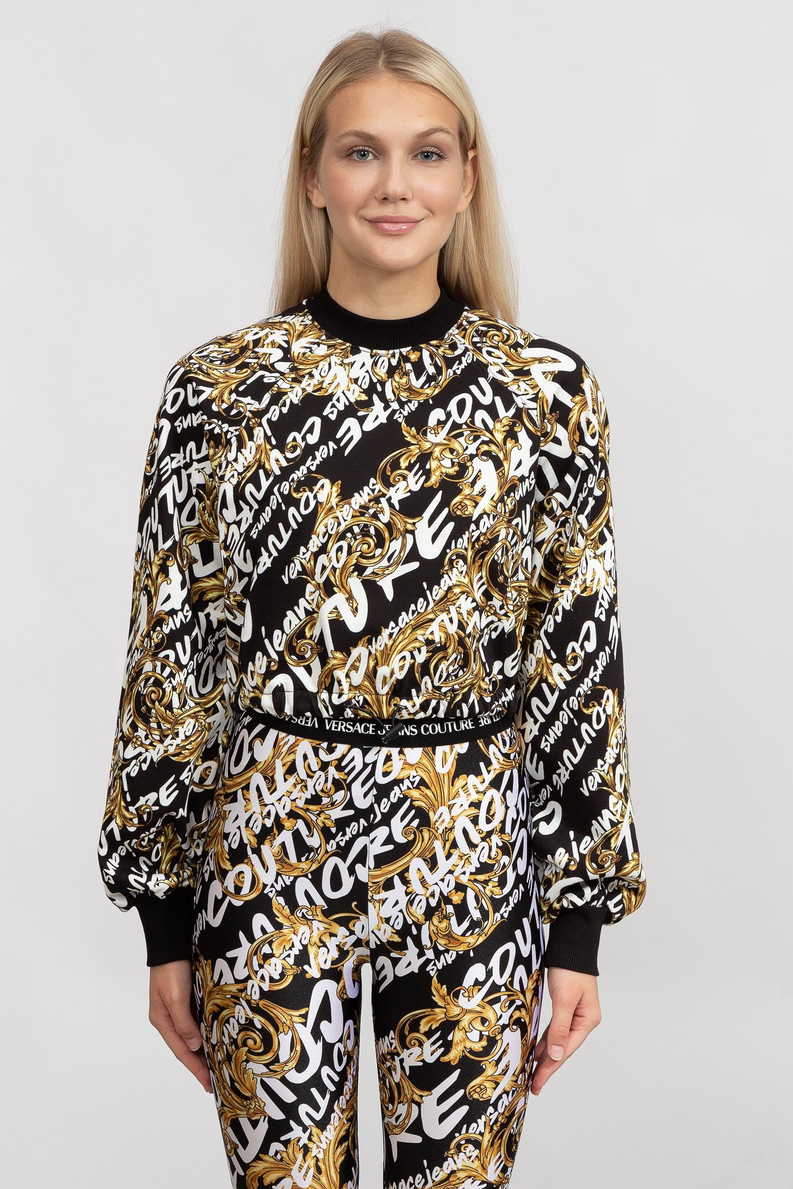 Versace Jeans Couture Easy Kadın Bisiklet Yaka Sweatshirt