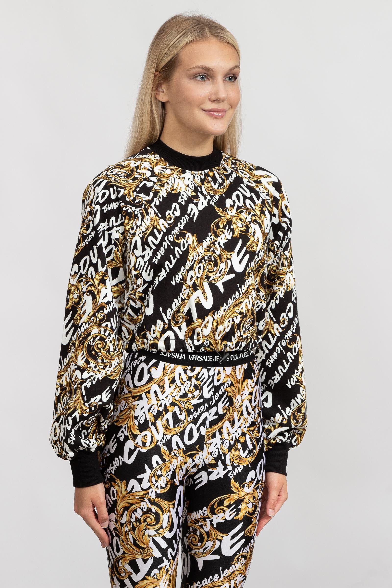 Versace Jeans Couture Easy Kadın Bisiklet Yaka Sweatshirt