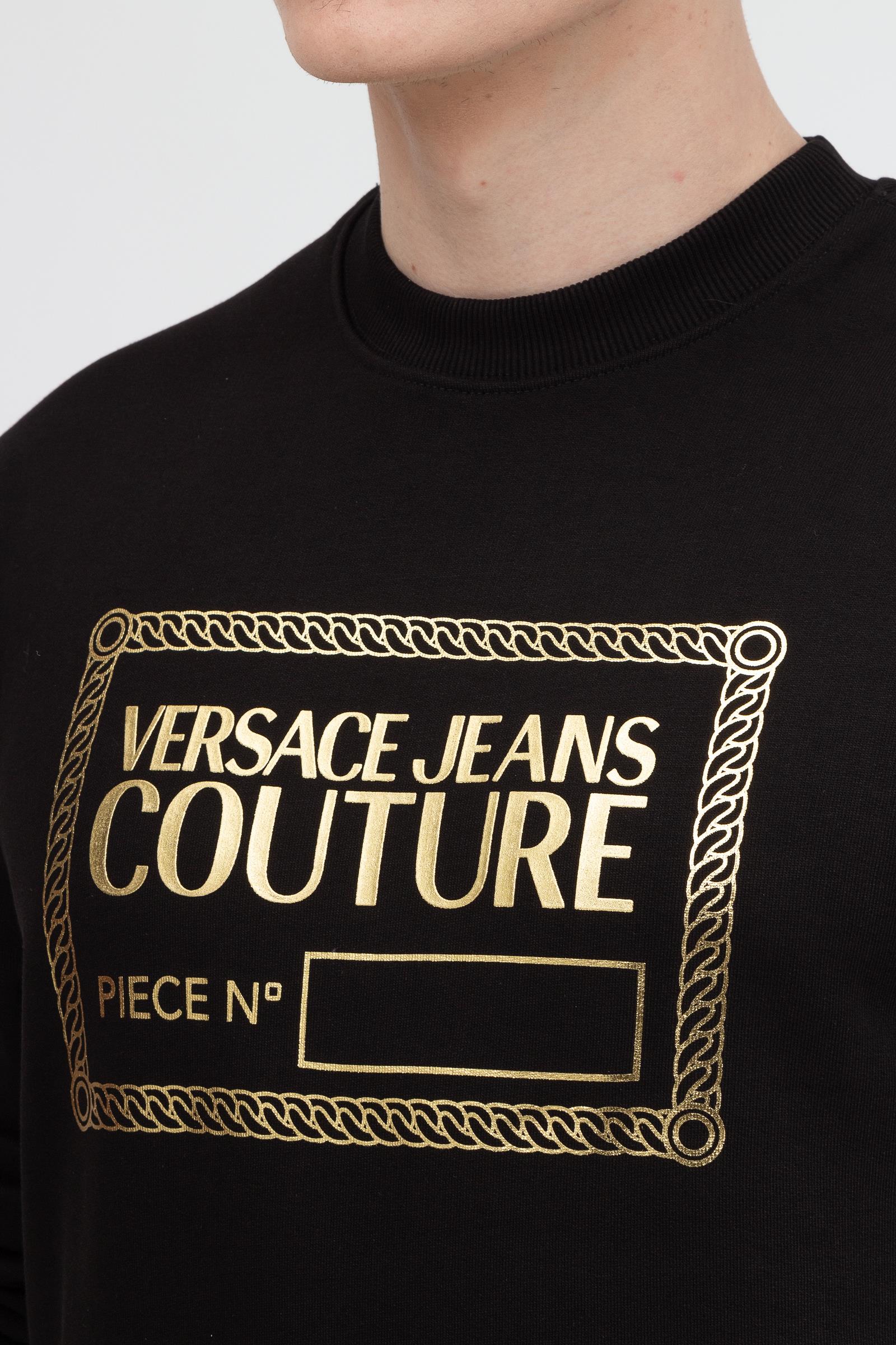 Versace Jeans Couture Erkek Bisiklet Yaka Sweatshirt