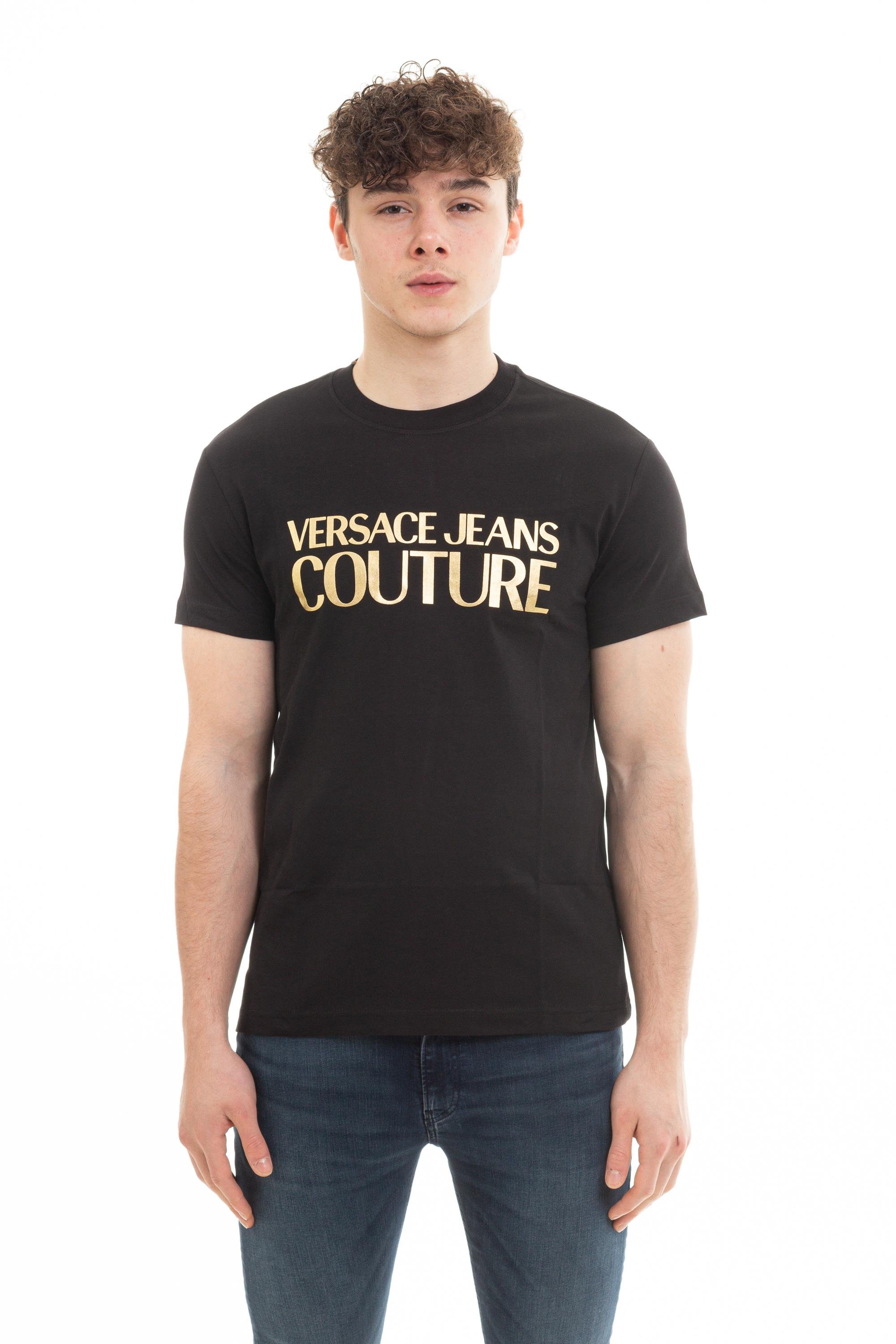 Versace Jeans Couture Erkek Bisiklet Yaka T-Shirt