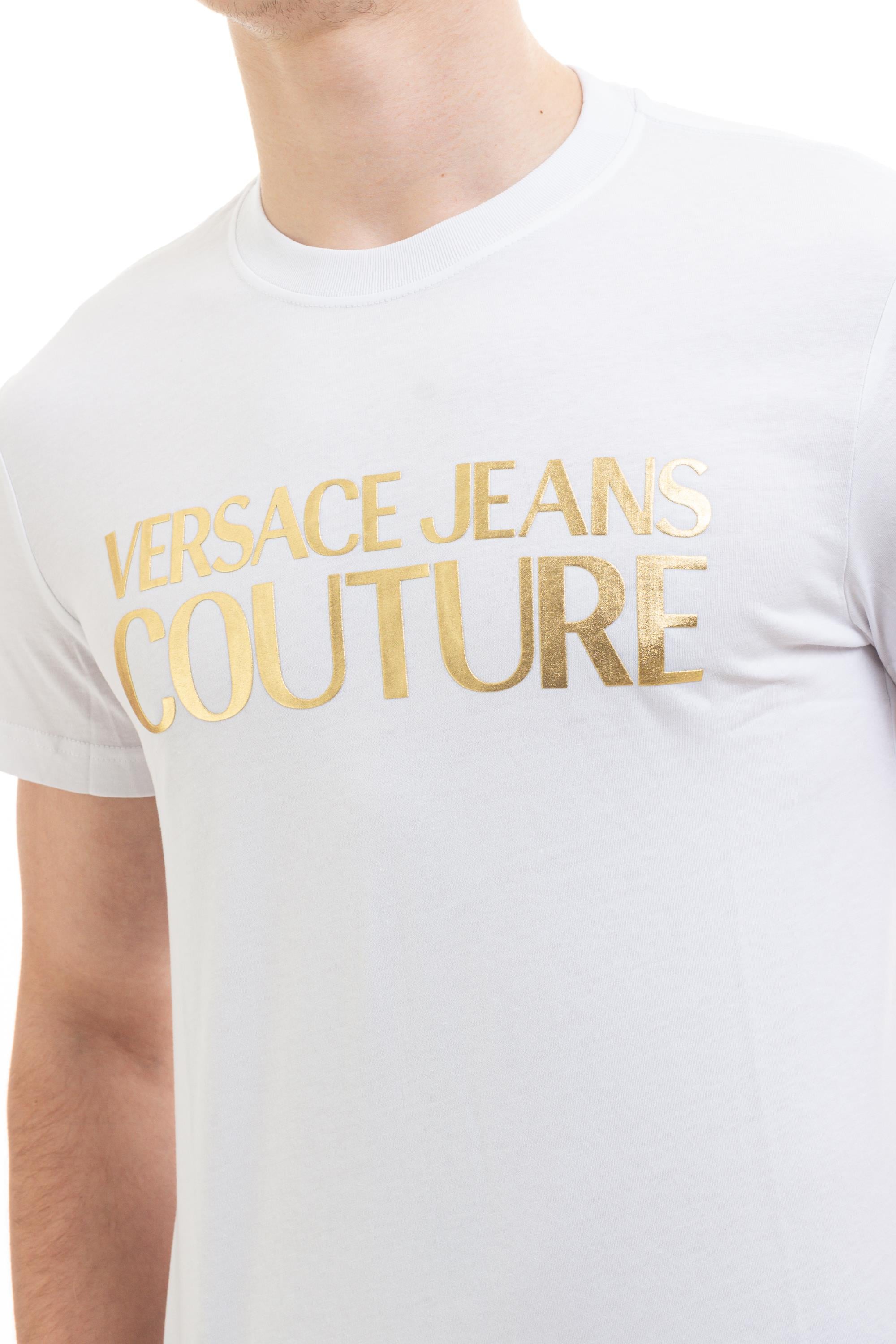 Versace Jeans Couture Erkek Bisiklet Yaka T-Shirt