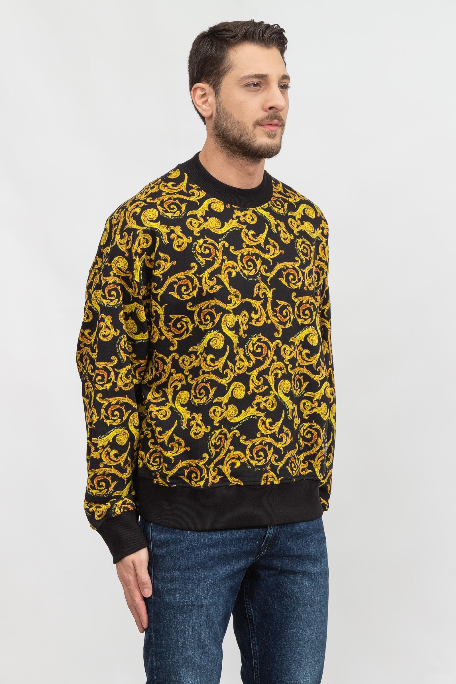 Versace Jeans Couture Erkek Bisiklet Yaka Sweatshirt