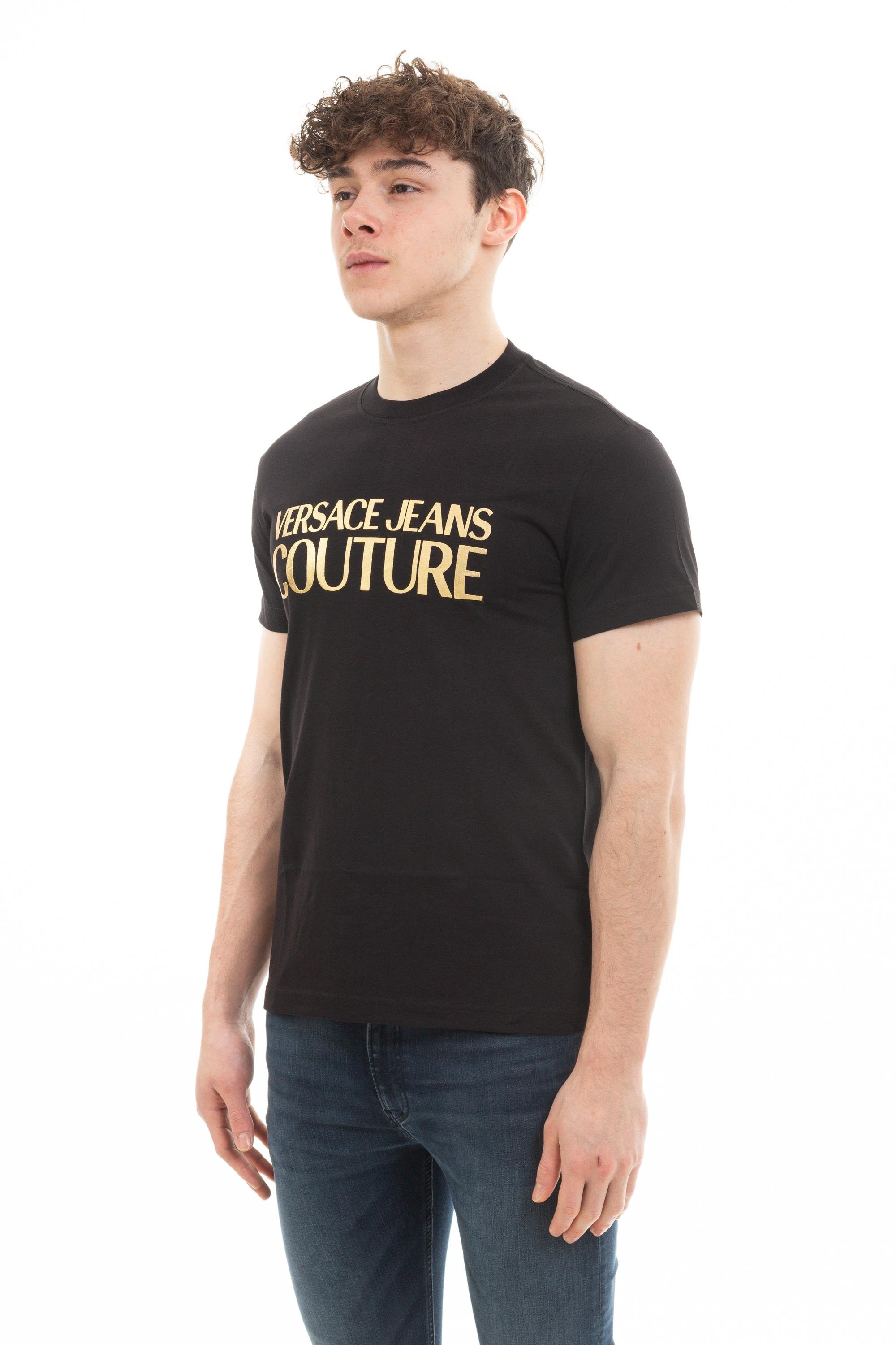 Versace Jeans Couture Erkek Bisiklet Yaka T-Shirt
