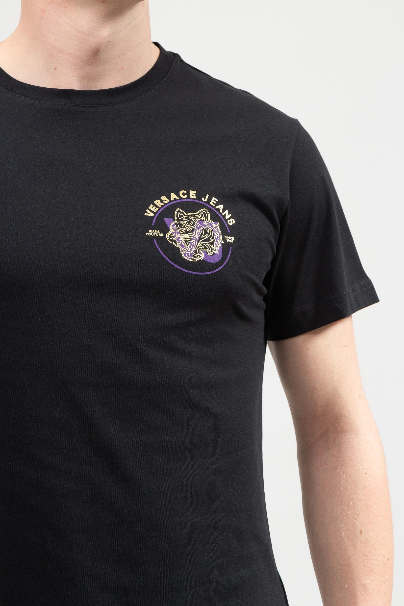 Versace Jeans Couture Erkek Bisiklet Yaka T-Shirt