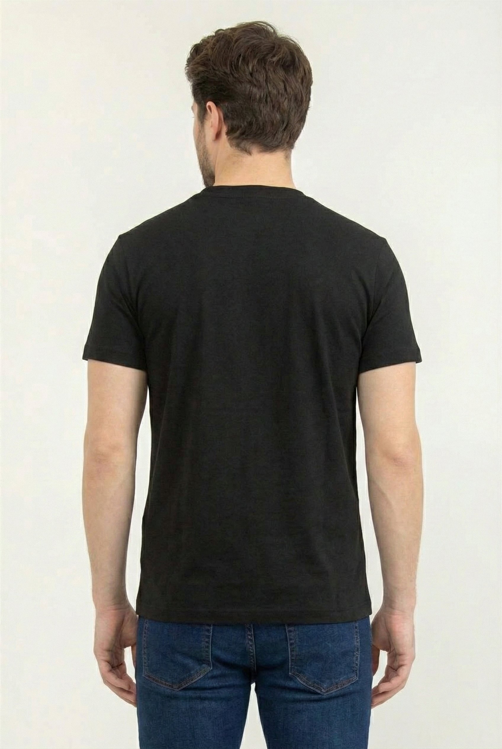 Versace Jeans Couture Erkek Bisiklet Yaka T-Shirt