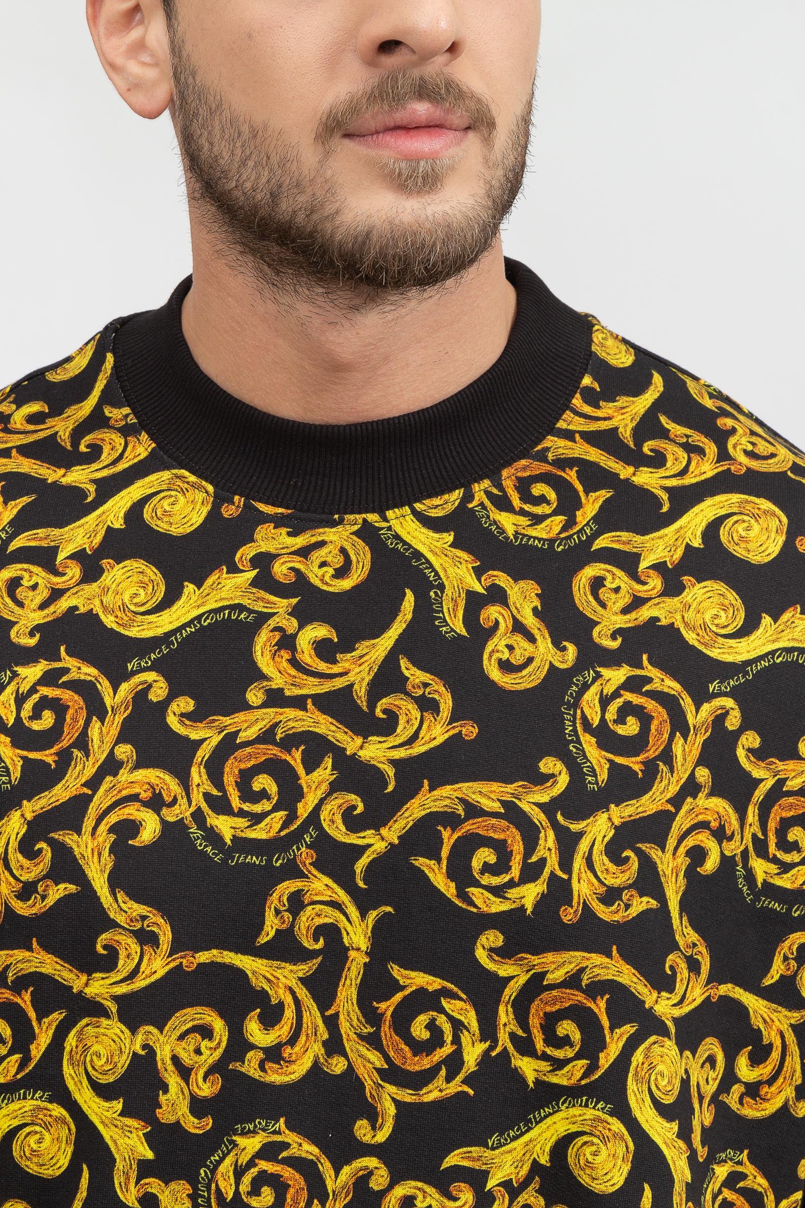 Versace Jeans Couture Erkek Bisiklet Yaka Sweatshirt