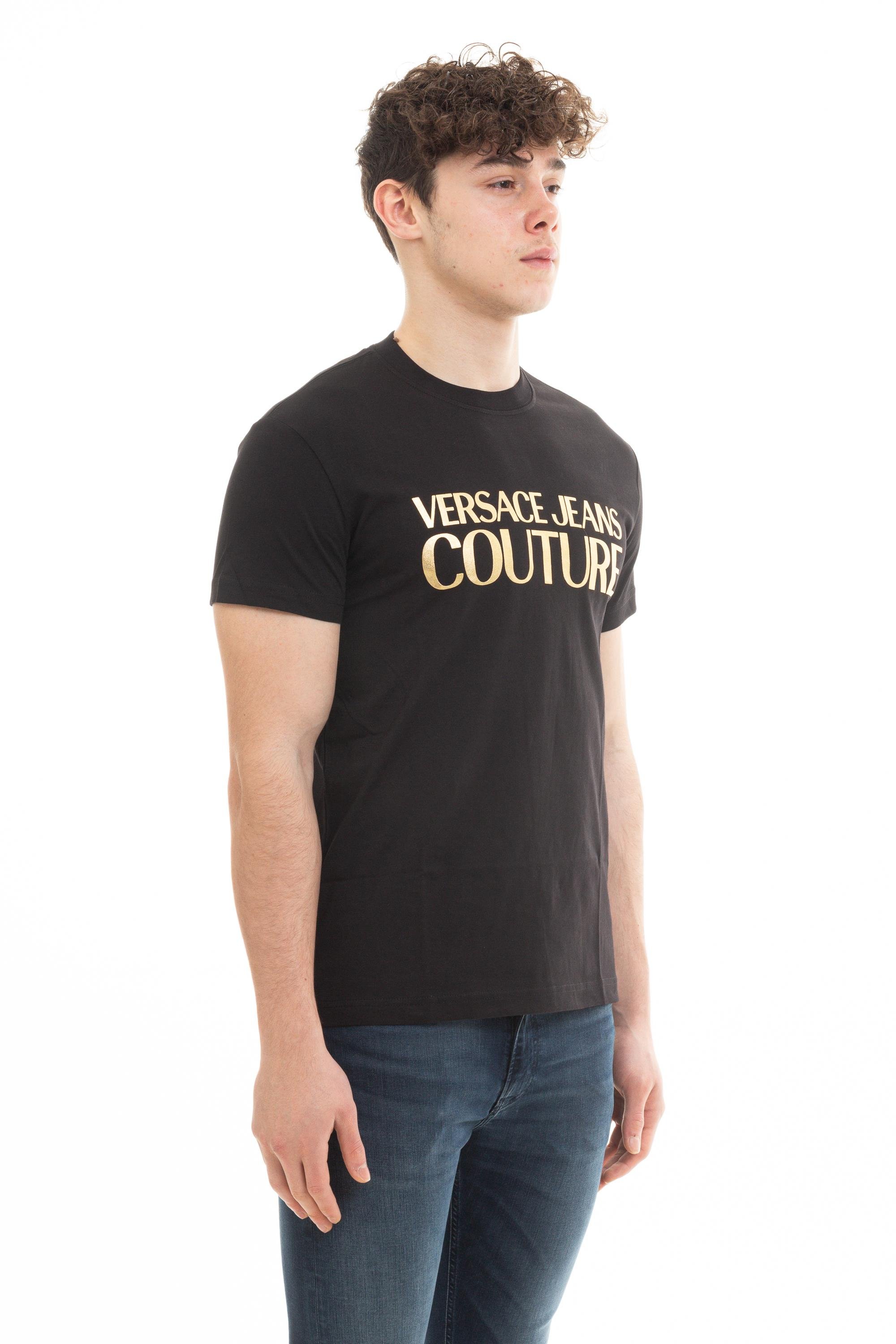 Versace Jeans Couture Erkek Bisiklet Yaka T-Shirt
