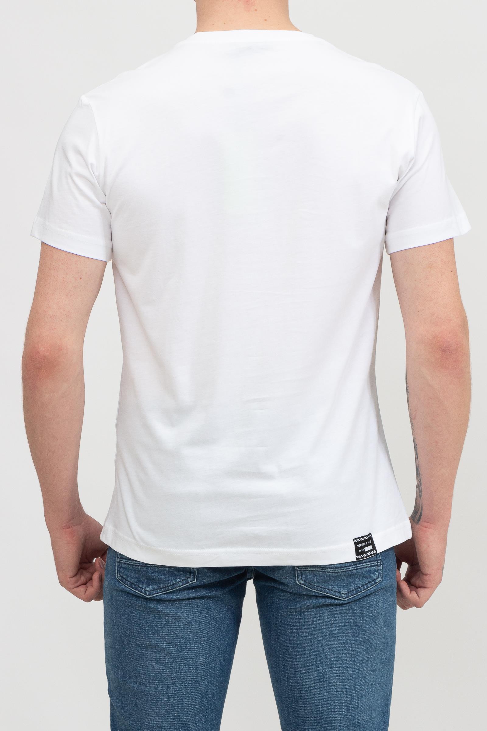 Versace Jeans Couture Erkek Bisiklet Yaka T-Shirt