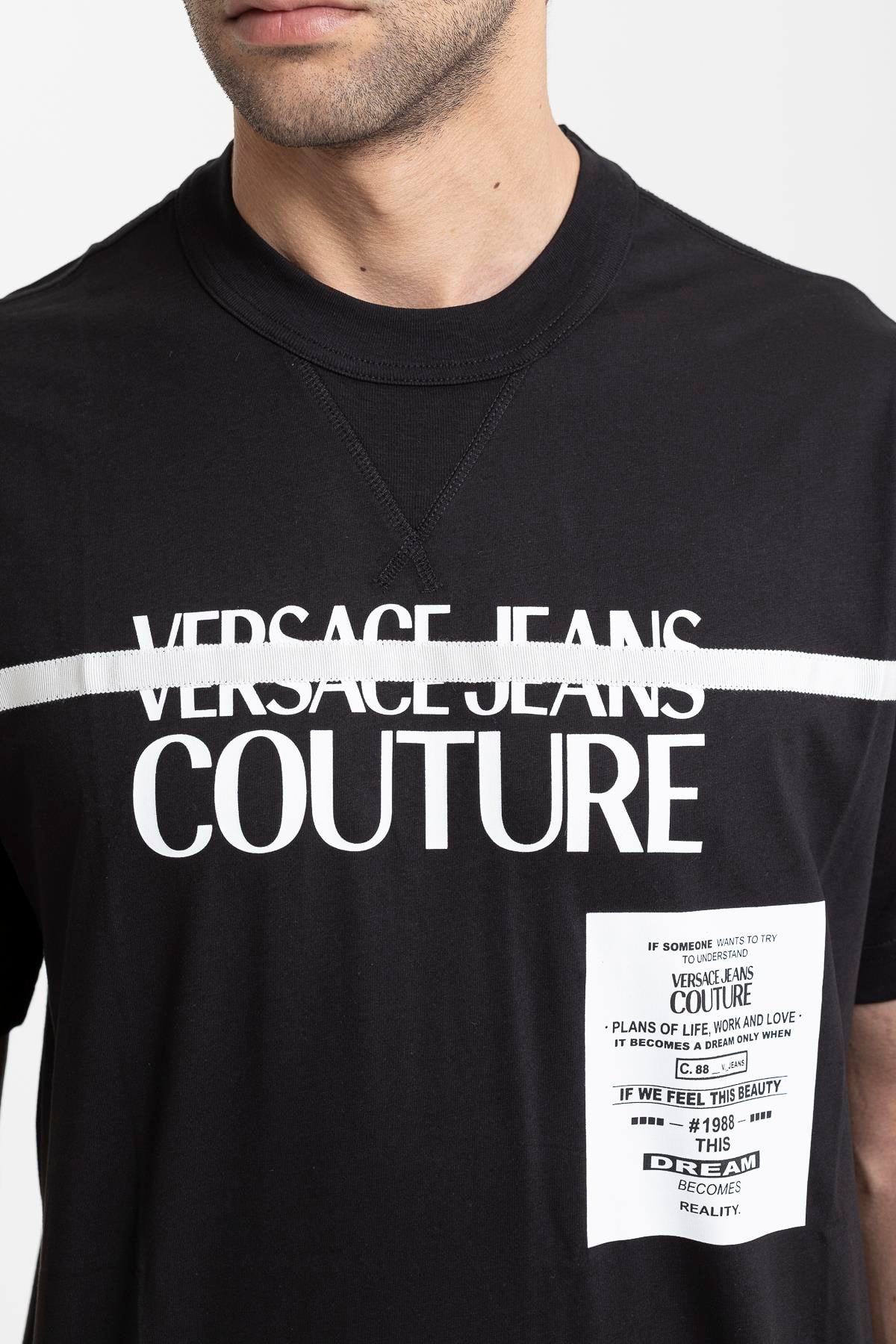 Versace Jeans Couture Jersey T.Mouse 68 Slim Fit Erkek T-Shirt