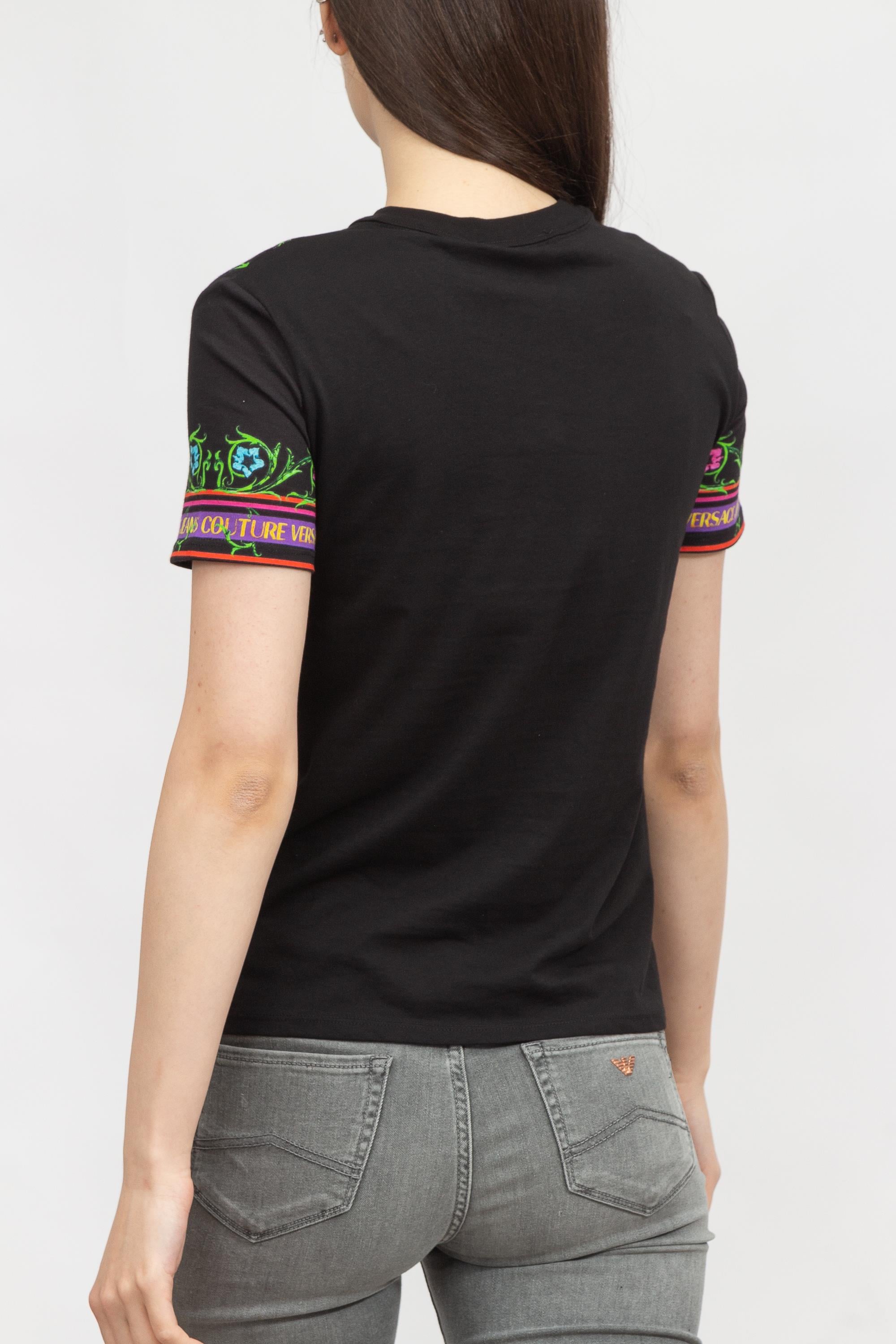 Versace Jeans Couture Kadın Bisiklet Yaka T-Shirt