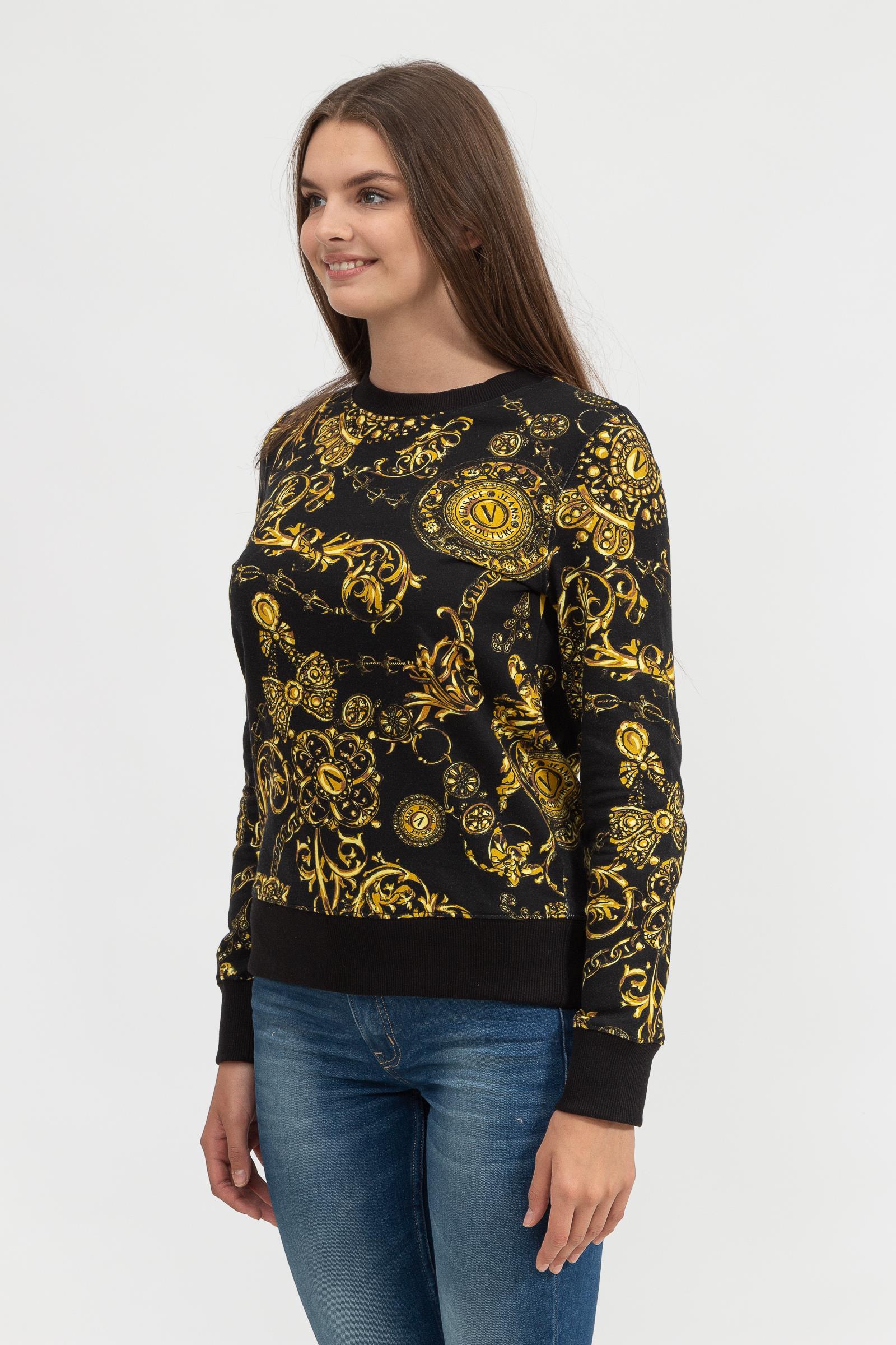 Versace Jeans Couture Kadın Bisiklet Yaka Sweatshirt
