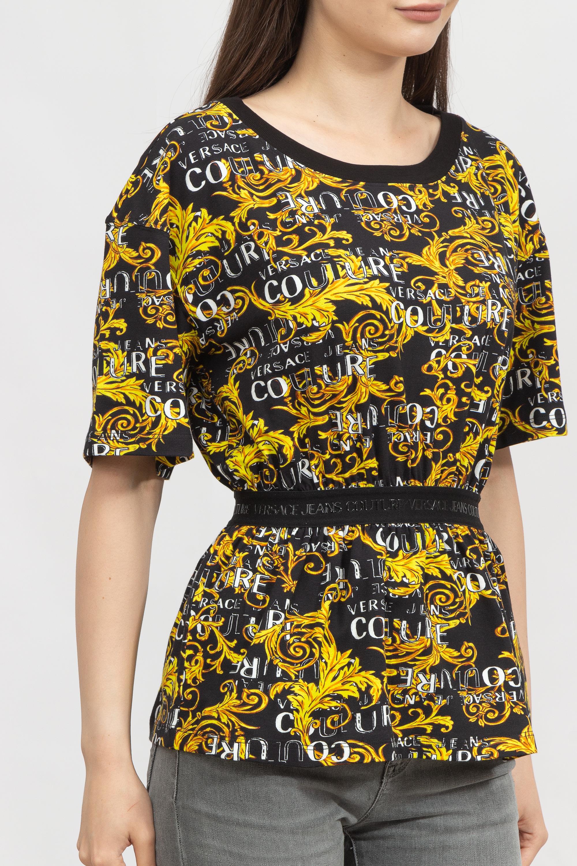 Versace Jeans Couture Kadın Bisiklet Yaka T-Shirt