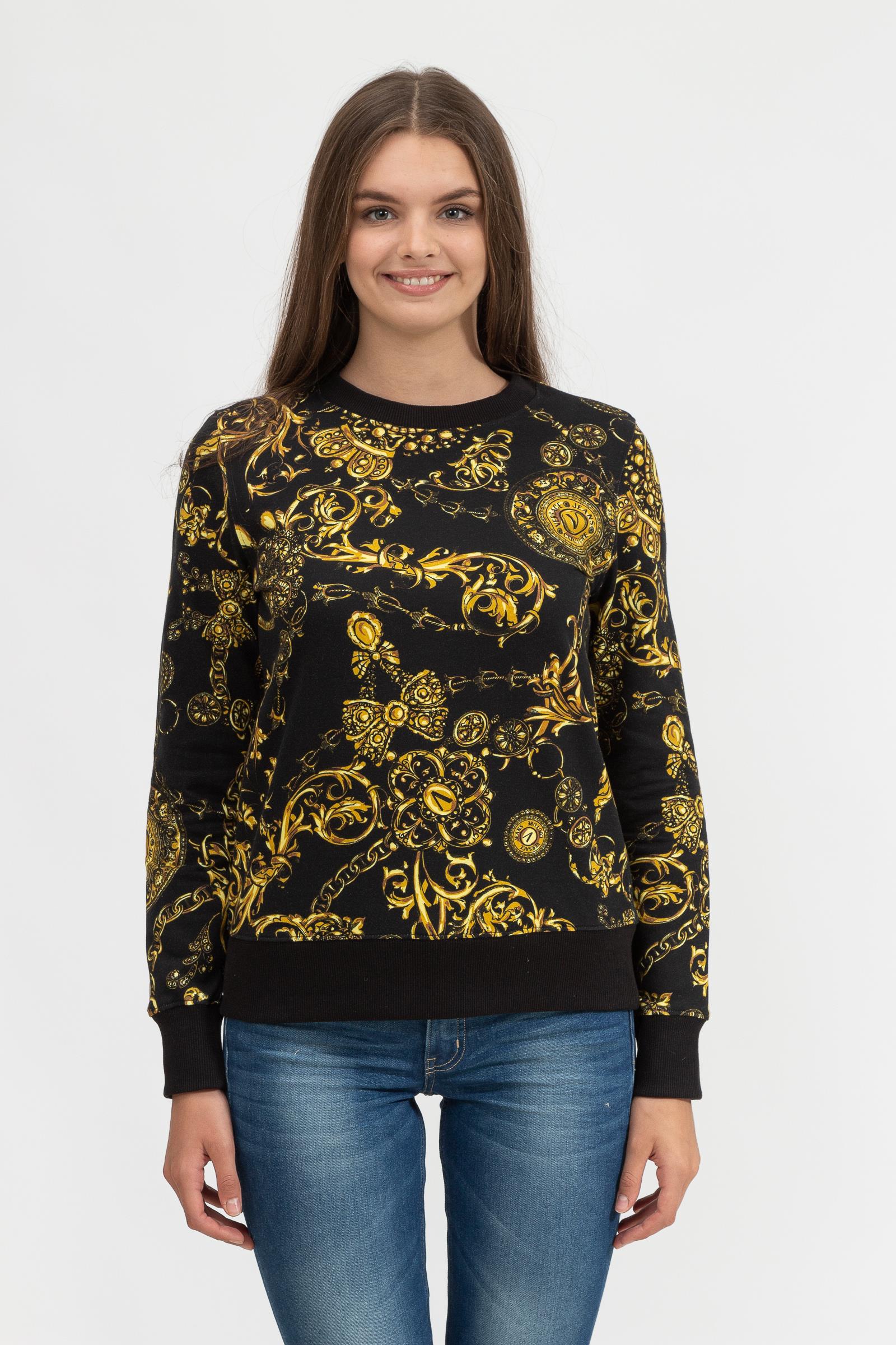 Versace Jeans Couture Kadın Bisiklet Yaka Sweatshirt