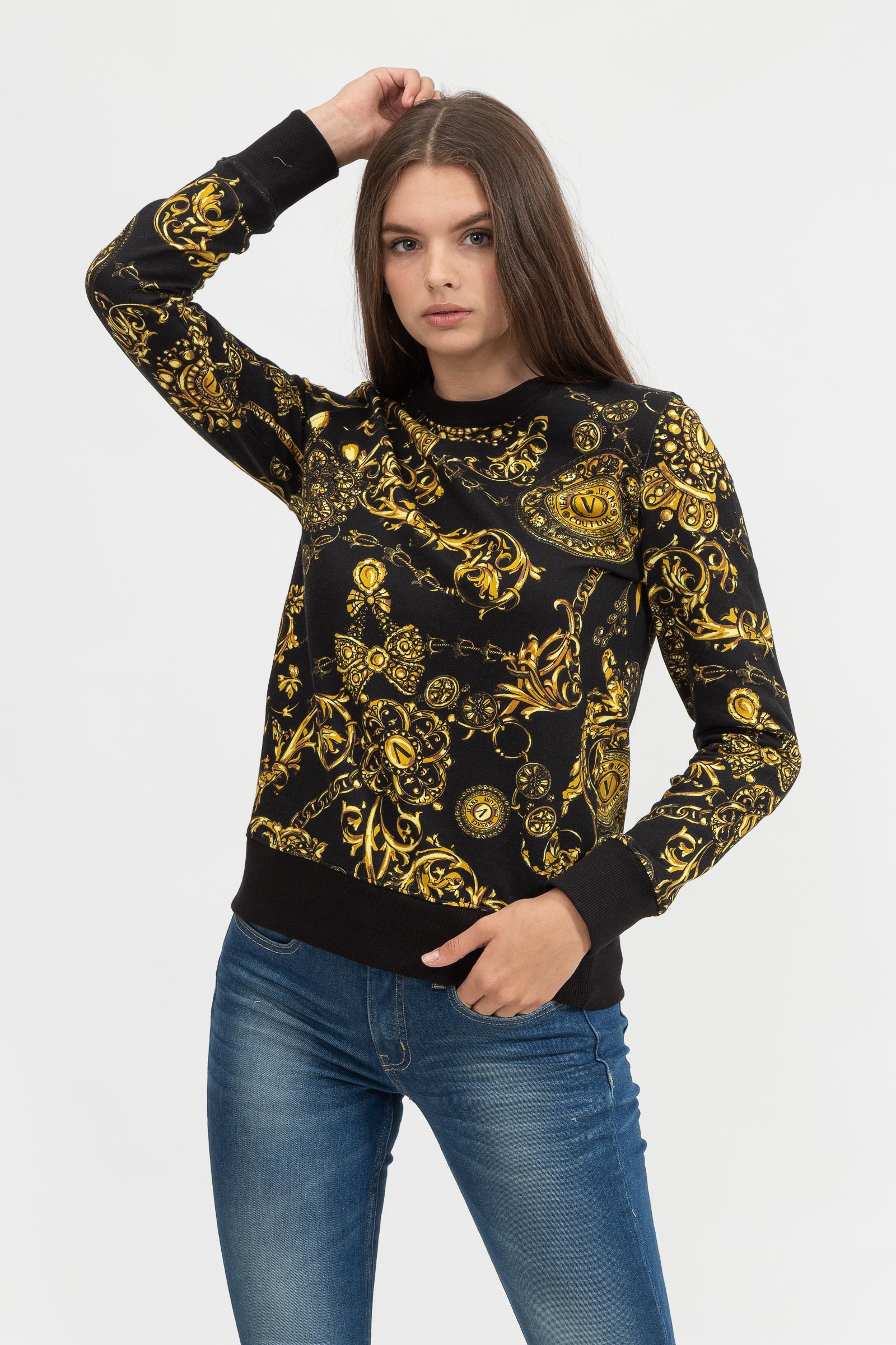 Versace Jeans Couture Kadın Bisiklet Yaka Sweatshirt
