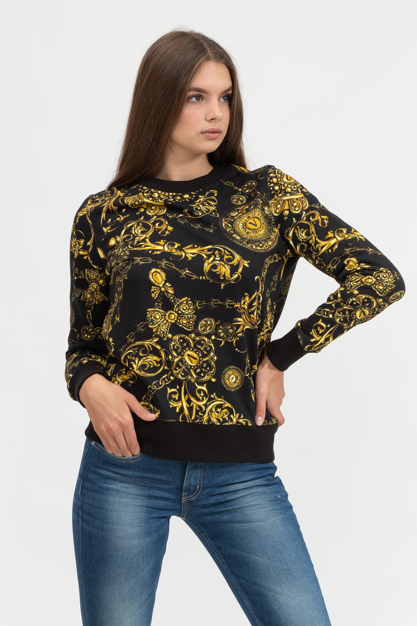 Versace Jeans Couture Kadın Bisiklet Yaka Sweatshirt