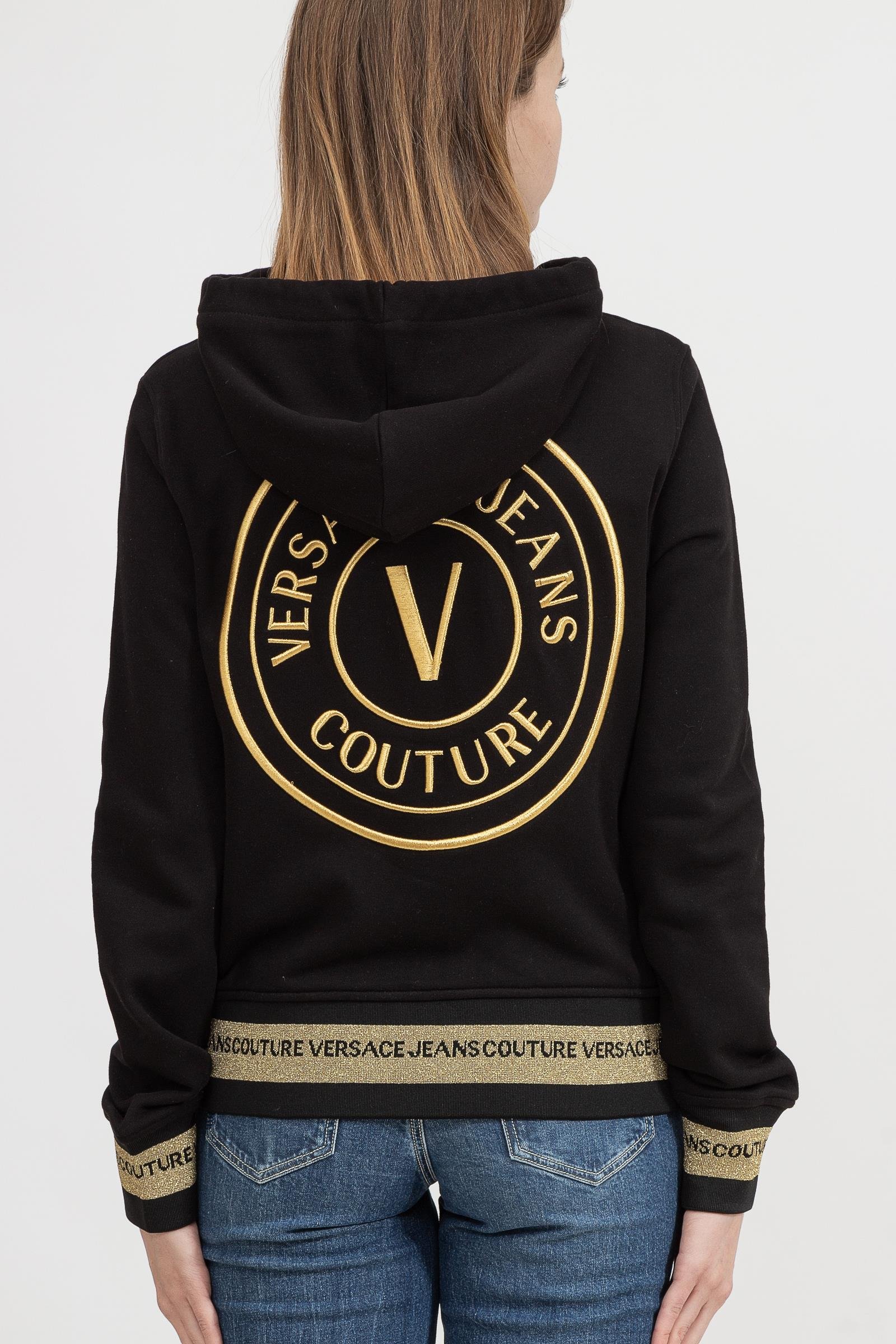 Versace Jeans Couture Kadın Fermuarlı Sweatshirt